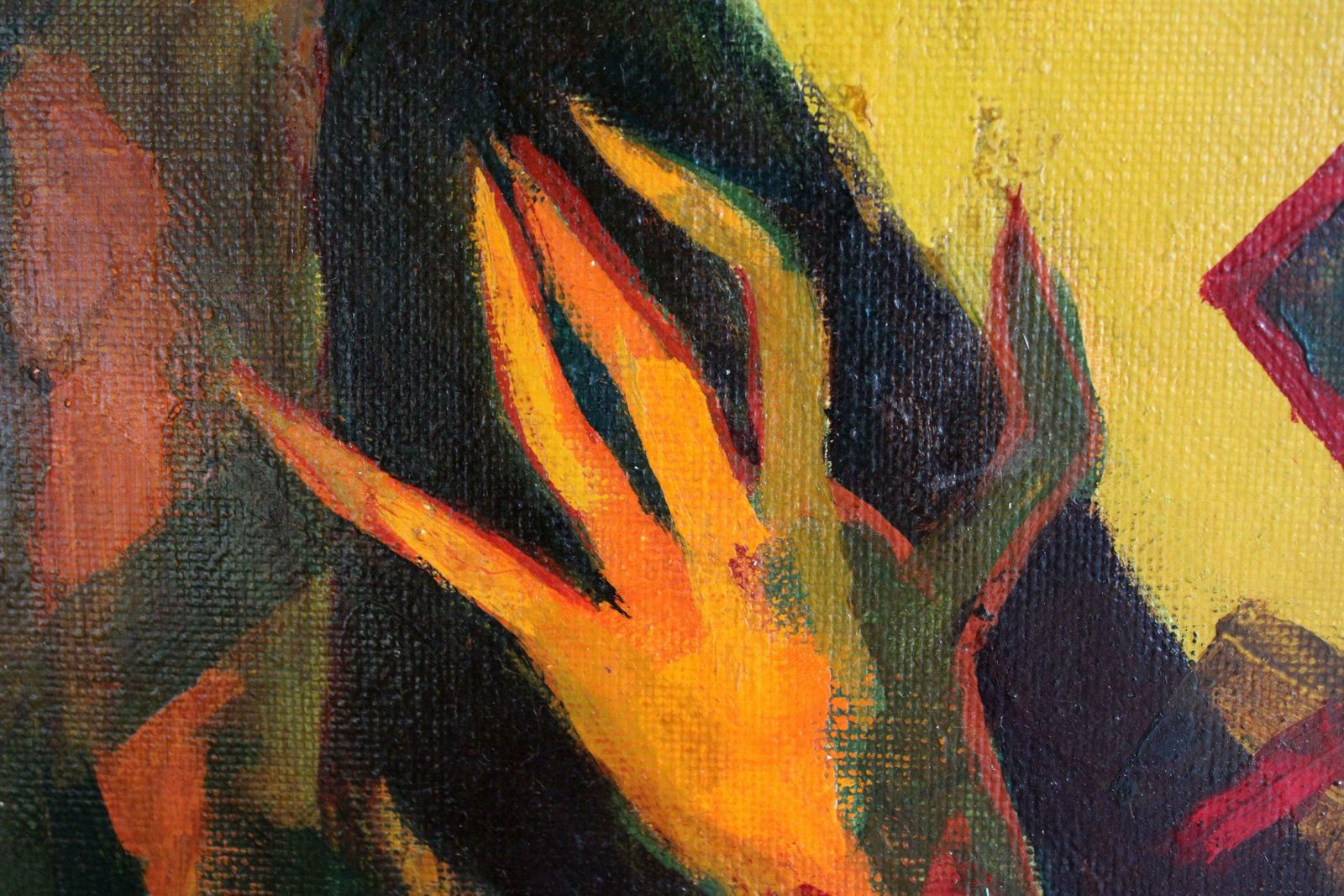 photo vintage Ivars Muizulisicarus. 1981. Oil On Canvas, 100x150 Cm1981