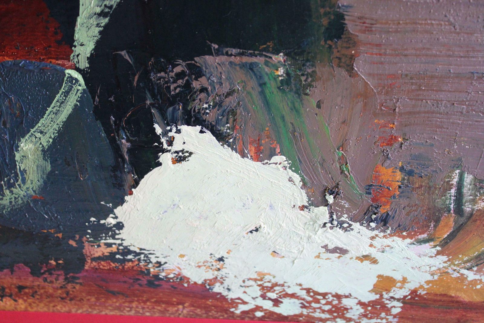Aleksandr Rodin (1922 2001)flowers Of Life. Bilateral. Oil On Cardboard, 73x65 Cm photo vintage