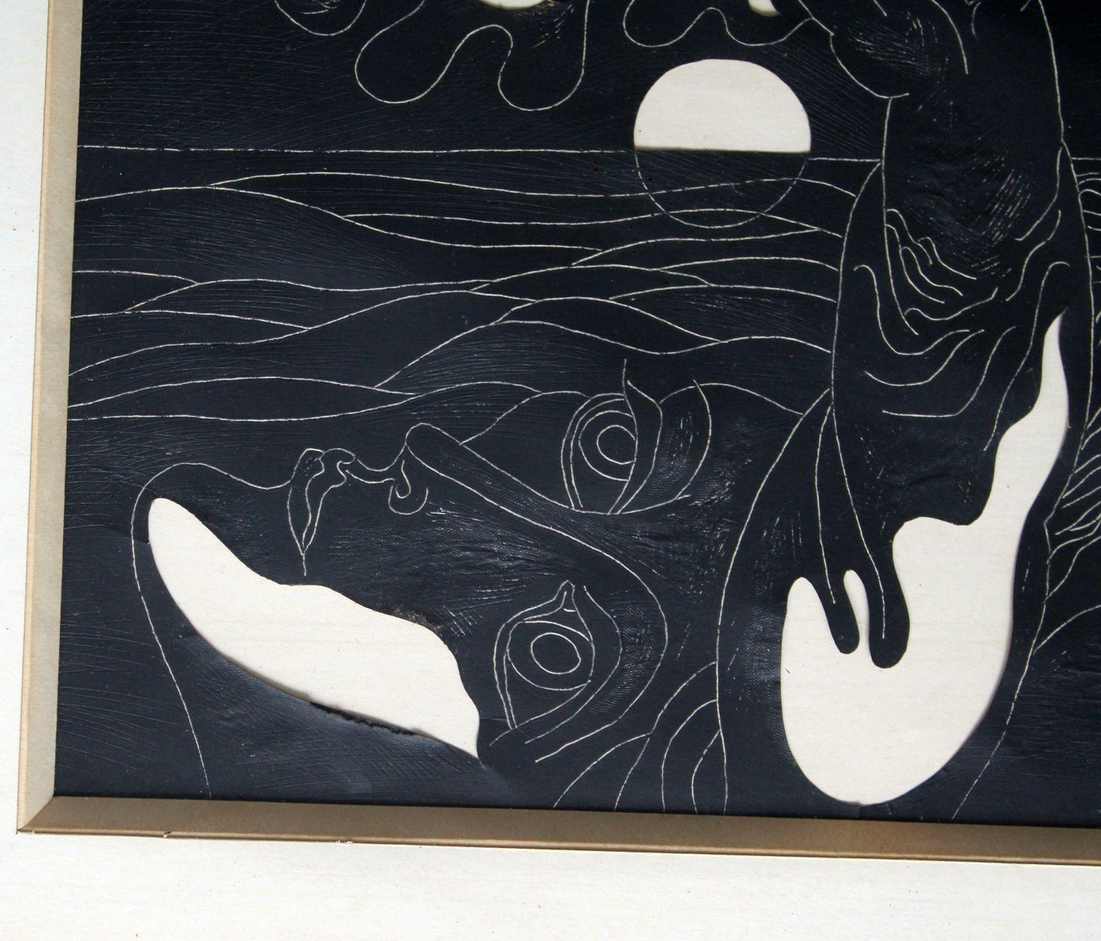 Simon Shegelman (1933, Russian)the Sea Of Hopes. Paper, Mixed Media, 28x54 Cm photo Art