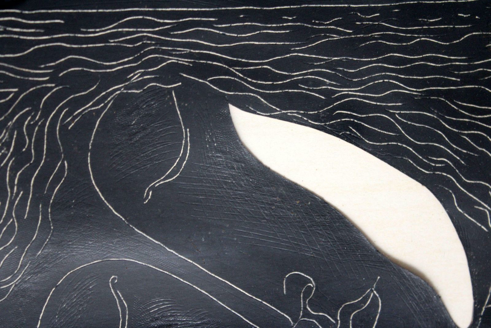 Simon Shegelman (1933, Russian)the Sea Of Hopes. Paper, Mixed Media, 28x54 Cm photo vinterior