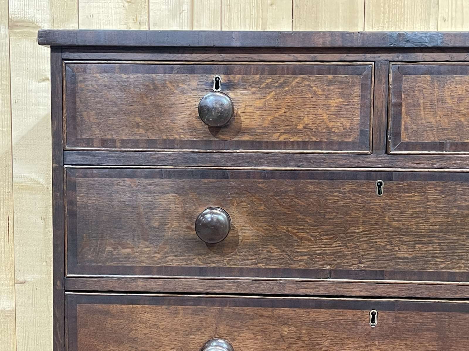 photo for sale 19th Century English Chest Of Drawers In Oak