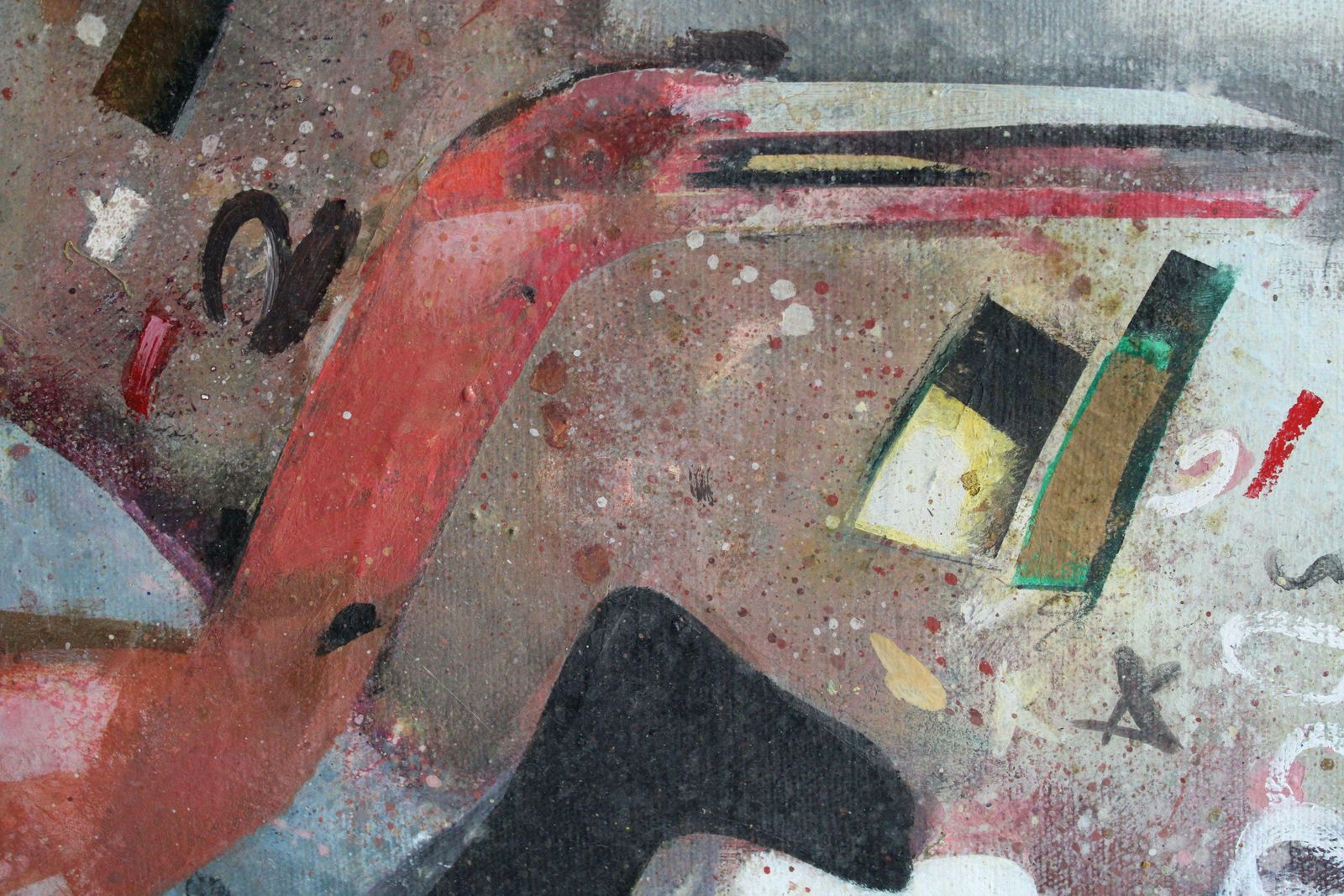 Victor Karnauh Bird At The Wheel . Oil On Canvas, 60 X 92 Cm photo buy