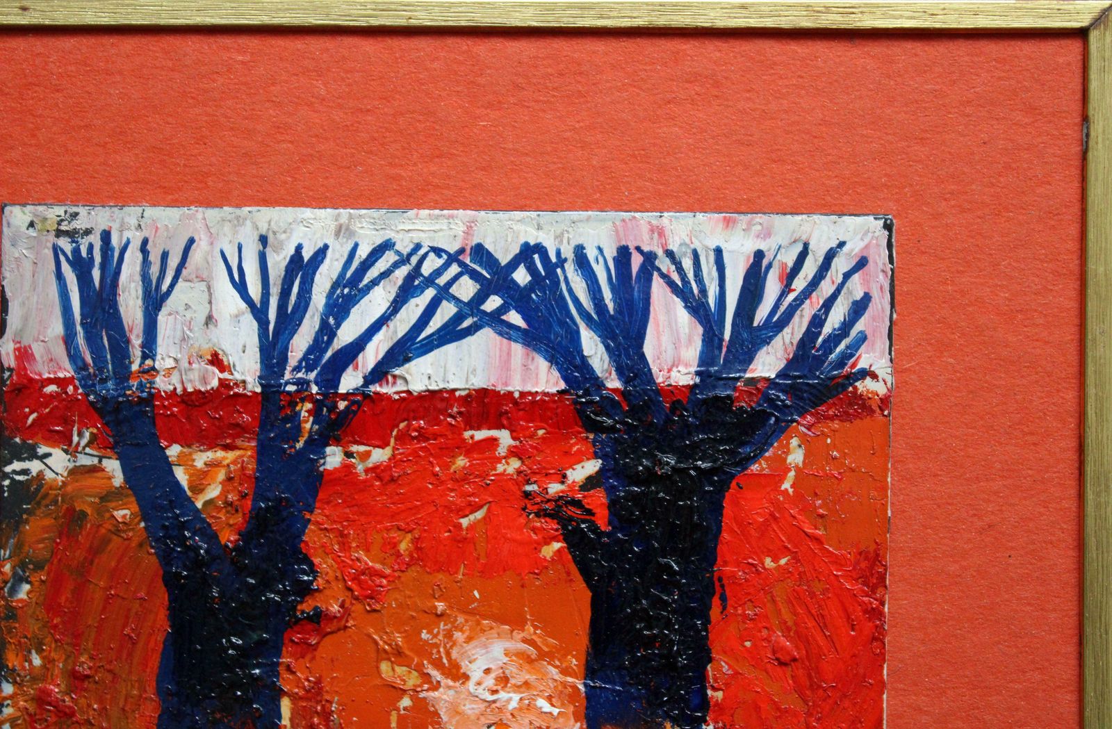 Laimdots Murniekssunrise. Cardboard, Oil, 11x16 Cm photo 366.0