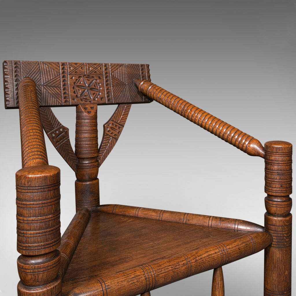 Furniture Antique Turner's Chair, English, Beech, Oak, Elbow Seat, Old Saxon, Victorian photo
