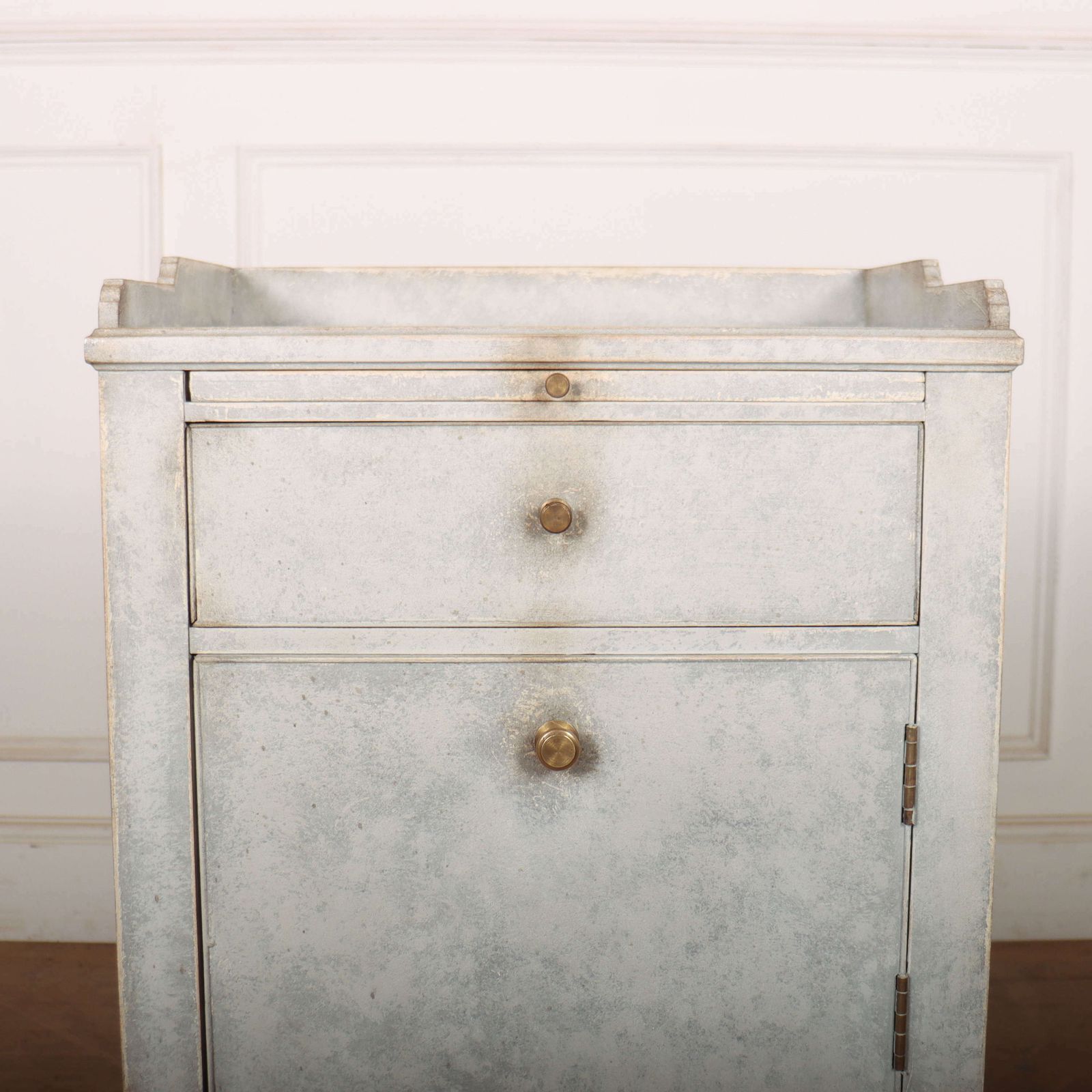 Swedish Painted Bedside Cabinet photo furniture
