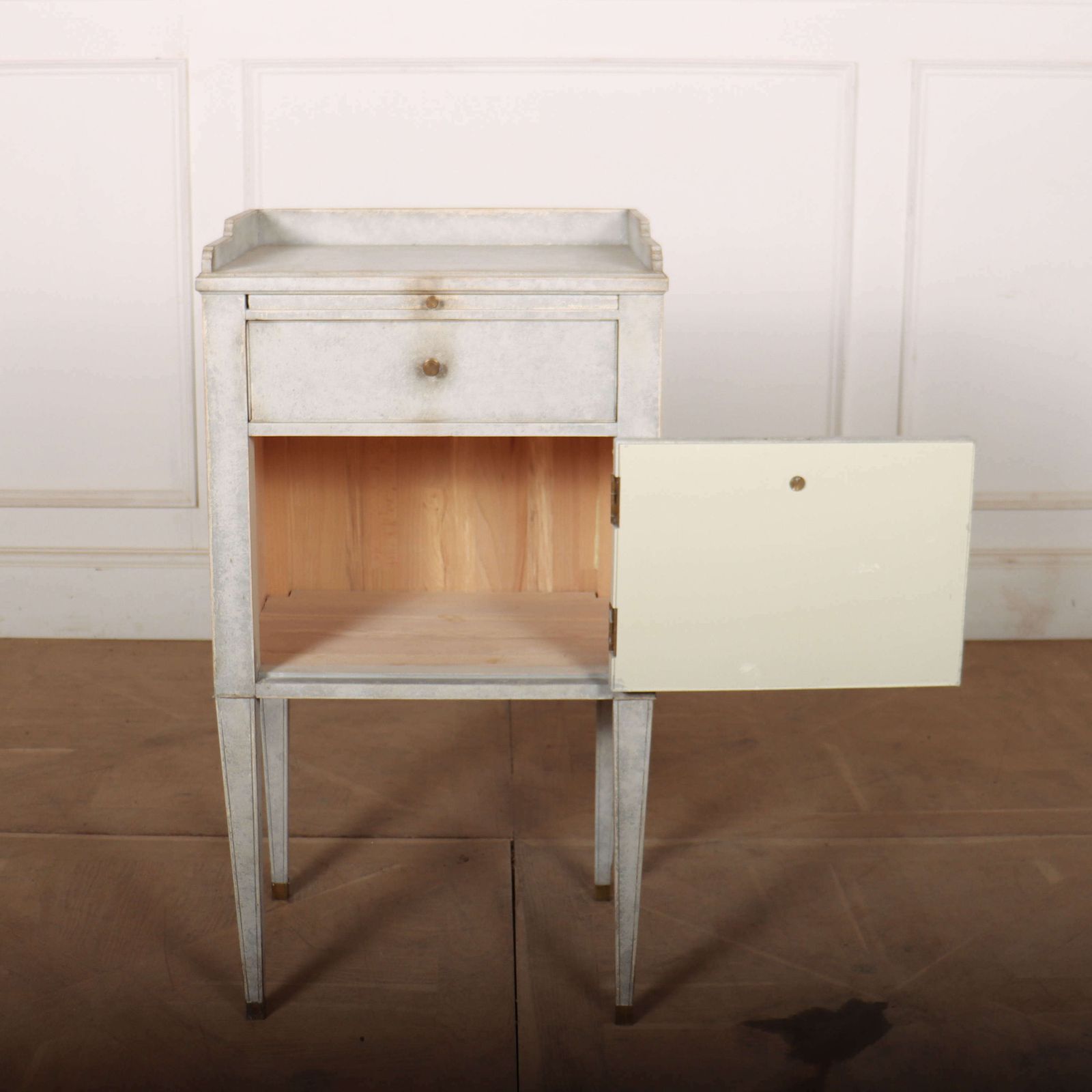 Swedish Painted Bedside Cabinet photo buy