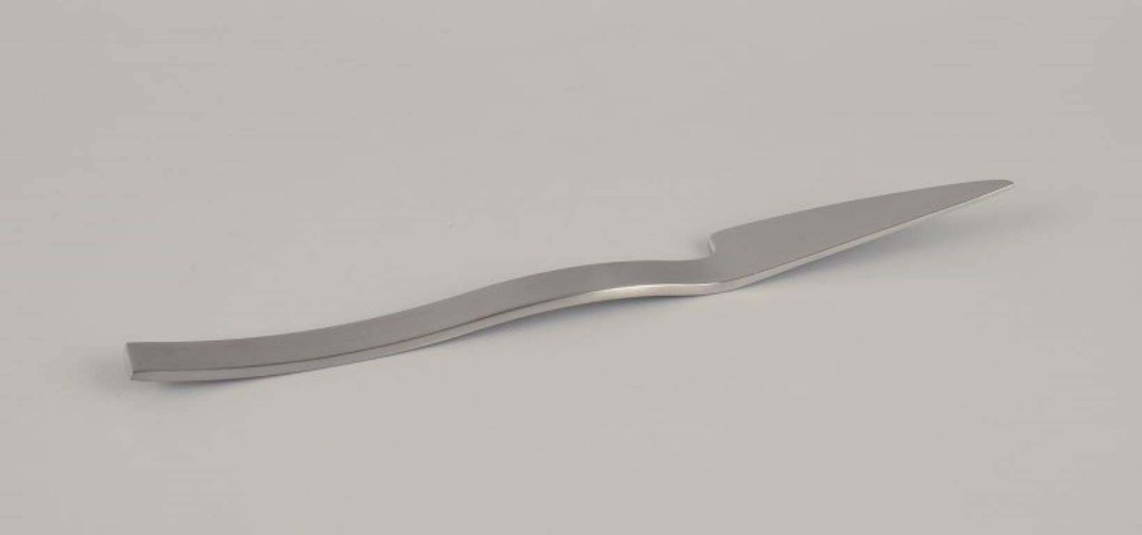 Gense, Sweden. Fish Cutlery For Six People. Stainless Steel. Late 20th C. photo vinterior