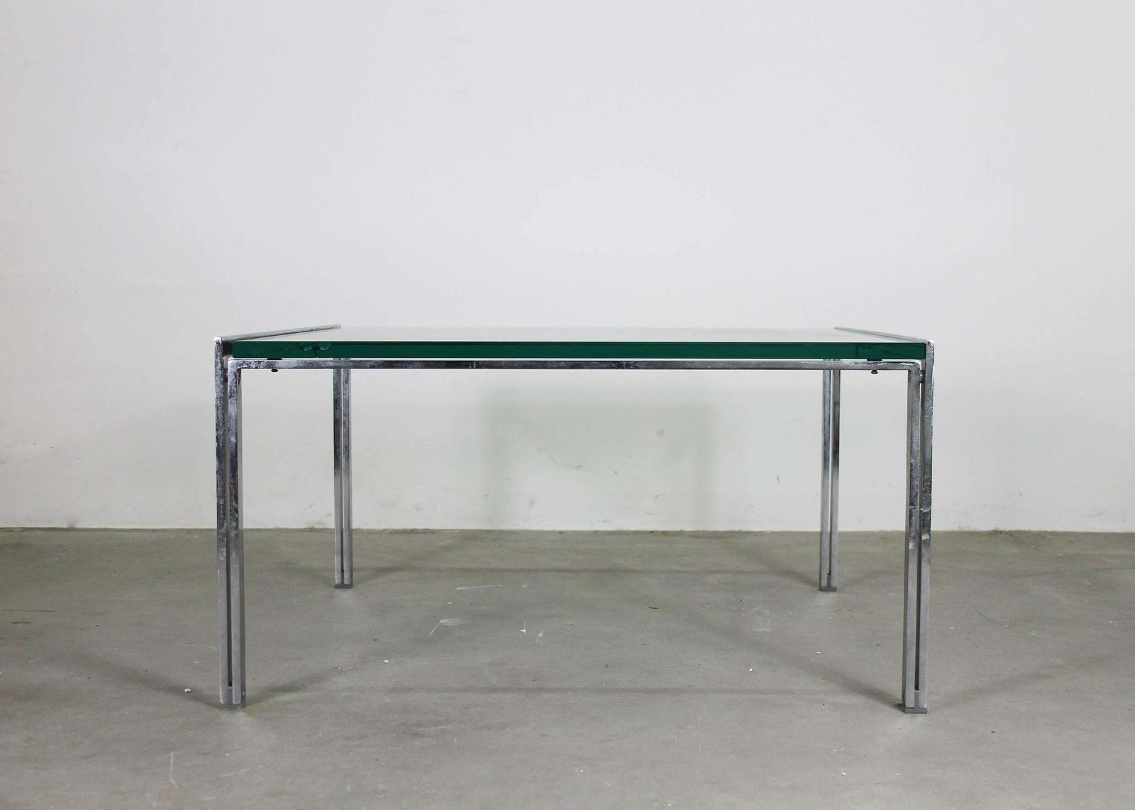 Ross Littell Luar Low Table In Steel And Glass By Ifc 1970s photo 1568.0