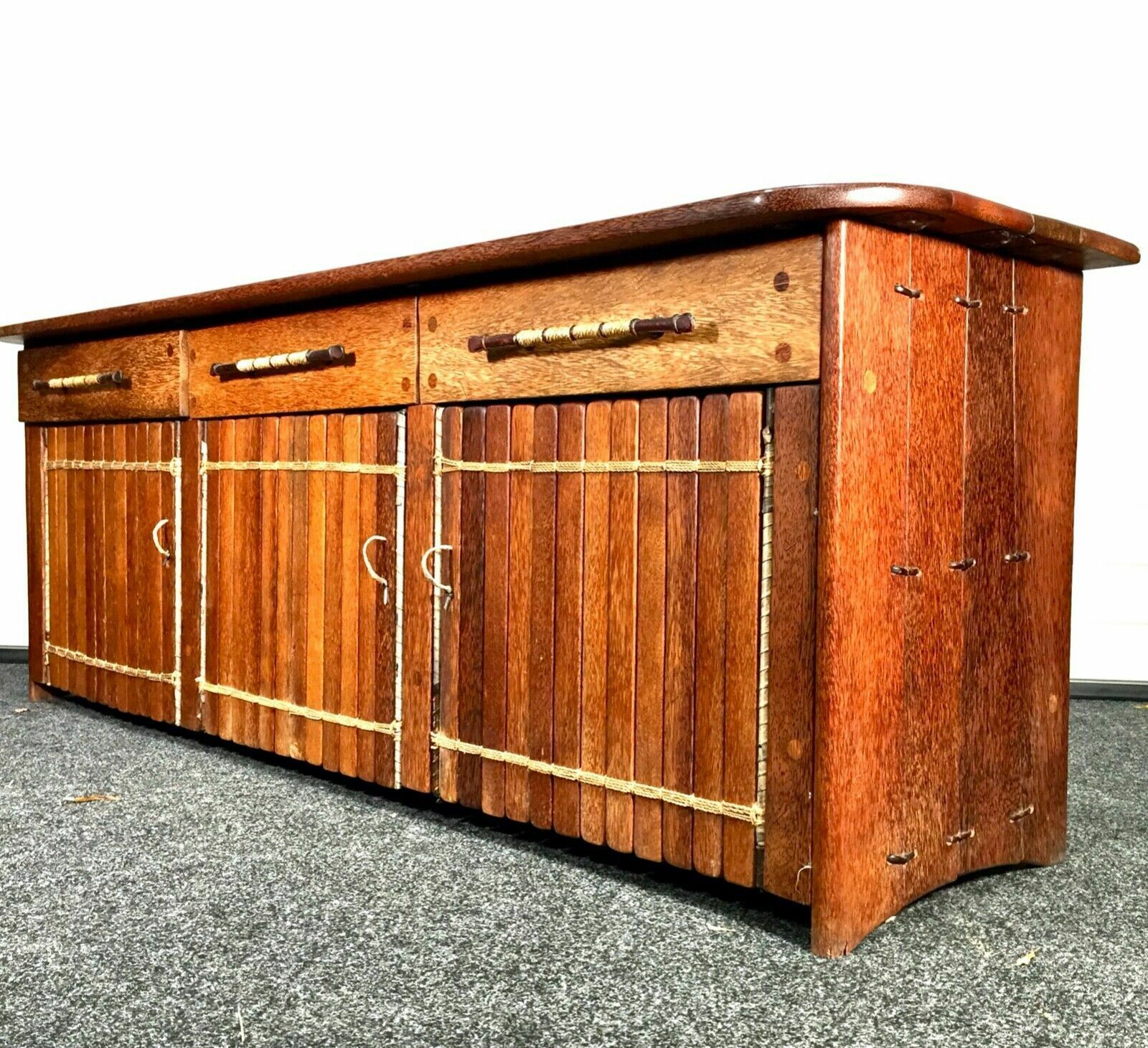 Large Coconut Wood 'Messina' Sideboard By Pacific Green / Media Stand / Storage photo furniture
