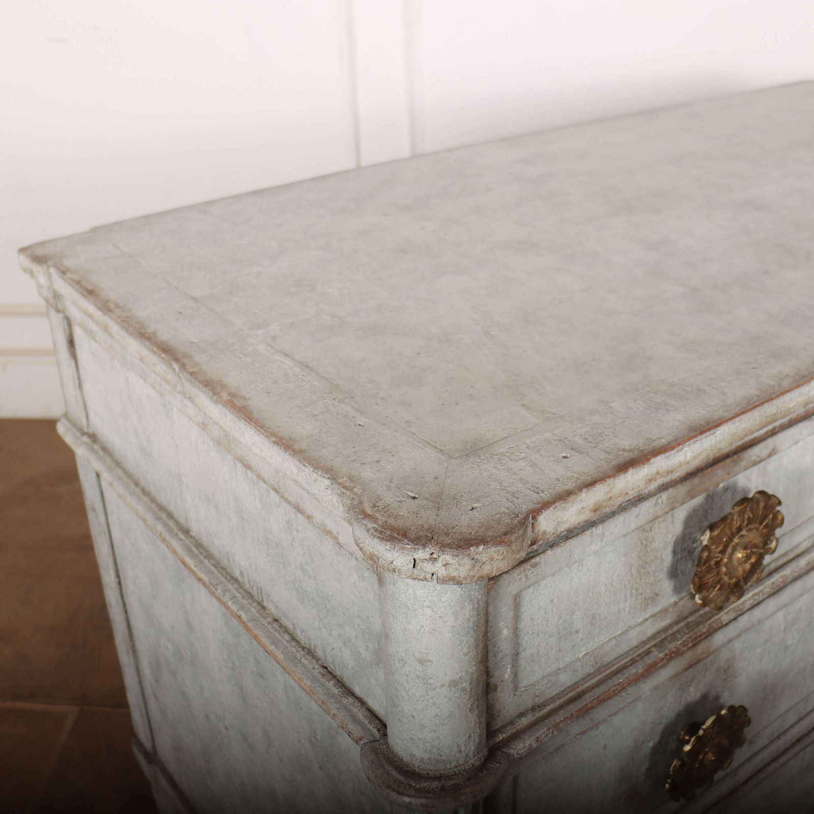 photo furniture French Painted Oak Commode, 1800s