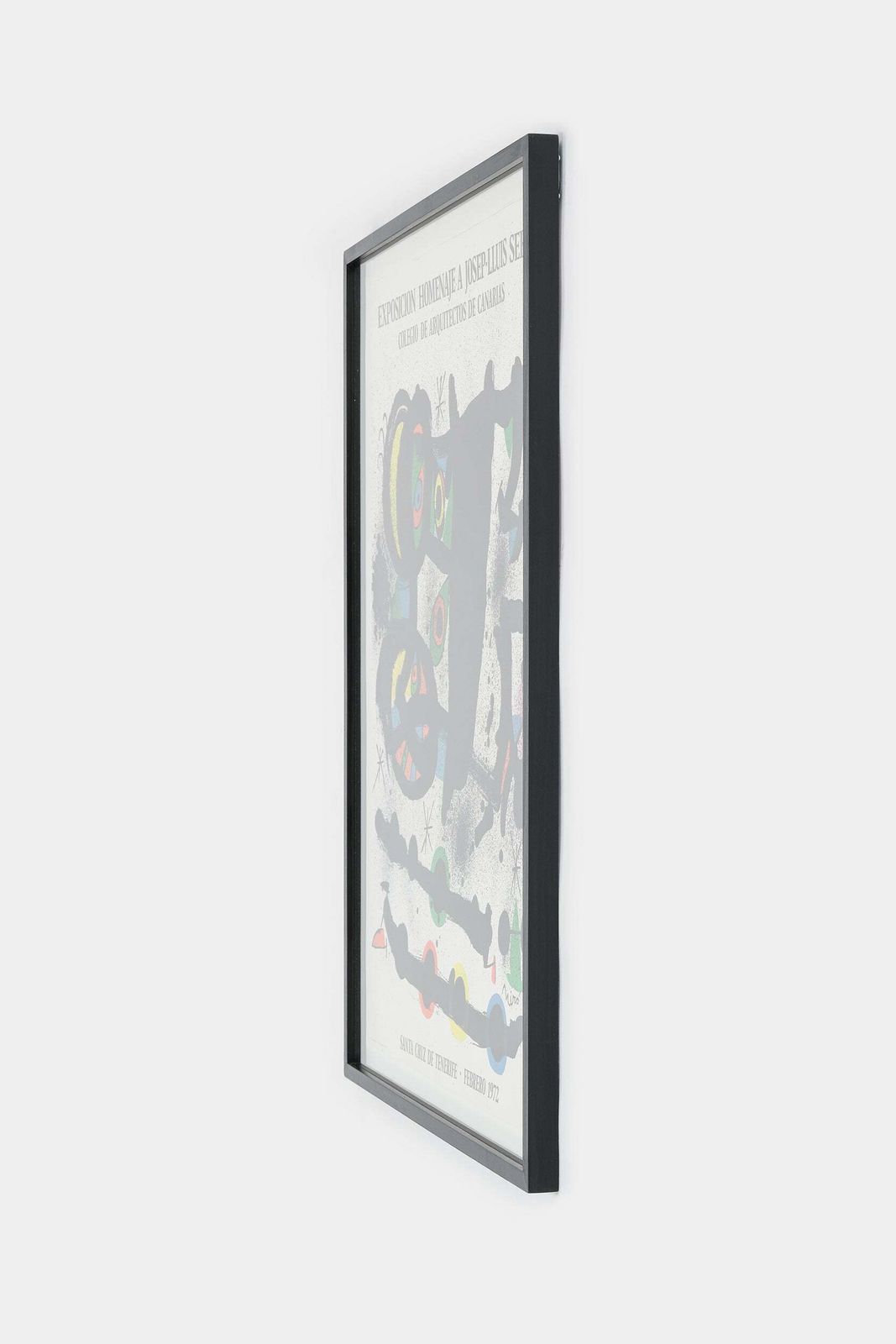 Joan Miro, Exhibition Poster, Framed, Spain, 1972 photo 726.0