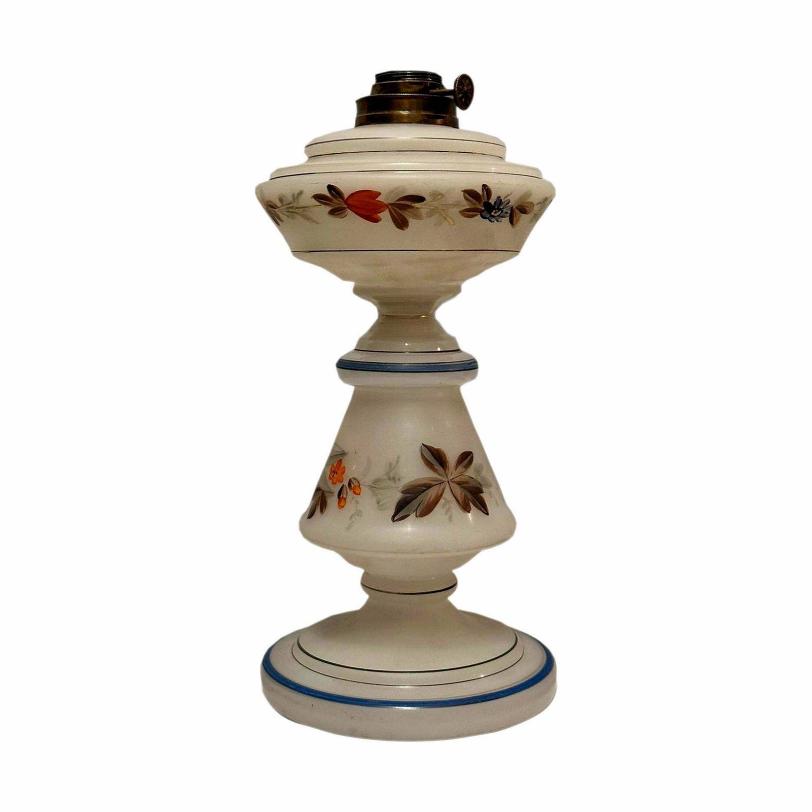 White Opaline Lamp From The Royal Factory Of La Granja. Segovia, Spain, 17th. photo for sale