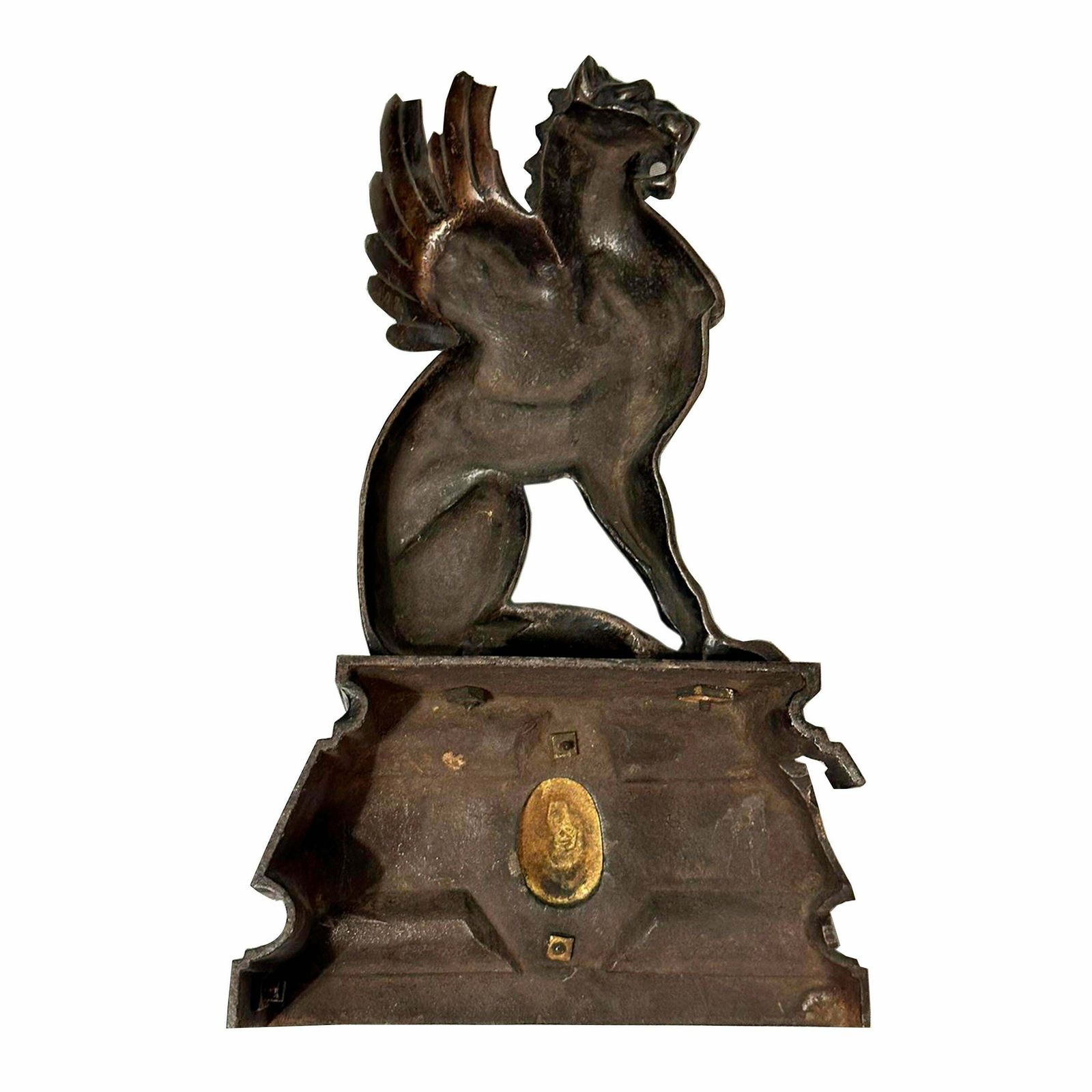 Empire Period Casted Iron And Bronce Fireplace Front, France, 19th Century. photo 1134.0
