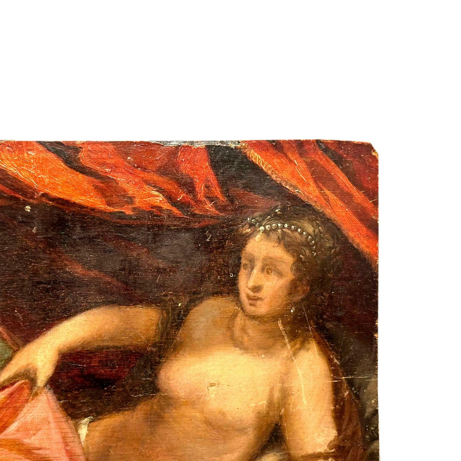 Flemish Oil On Board Love Scene. Holland 17th Century. photo for sale