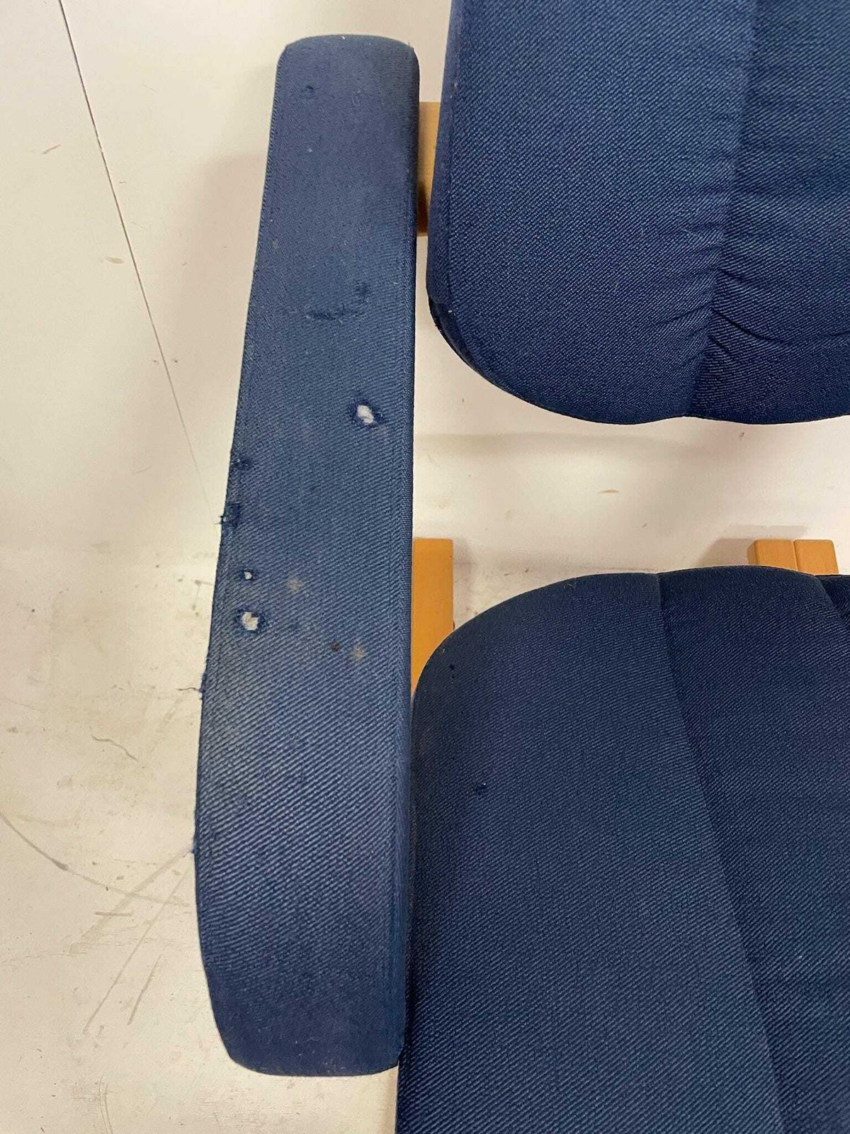Stokke Duo 80s 90s Ergonomic Kneeling Office Lounge Chair Blue By Peter Opsvik photo 535.0