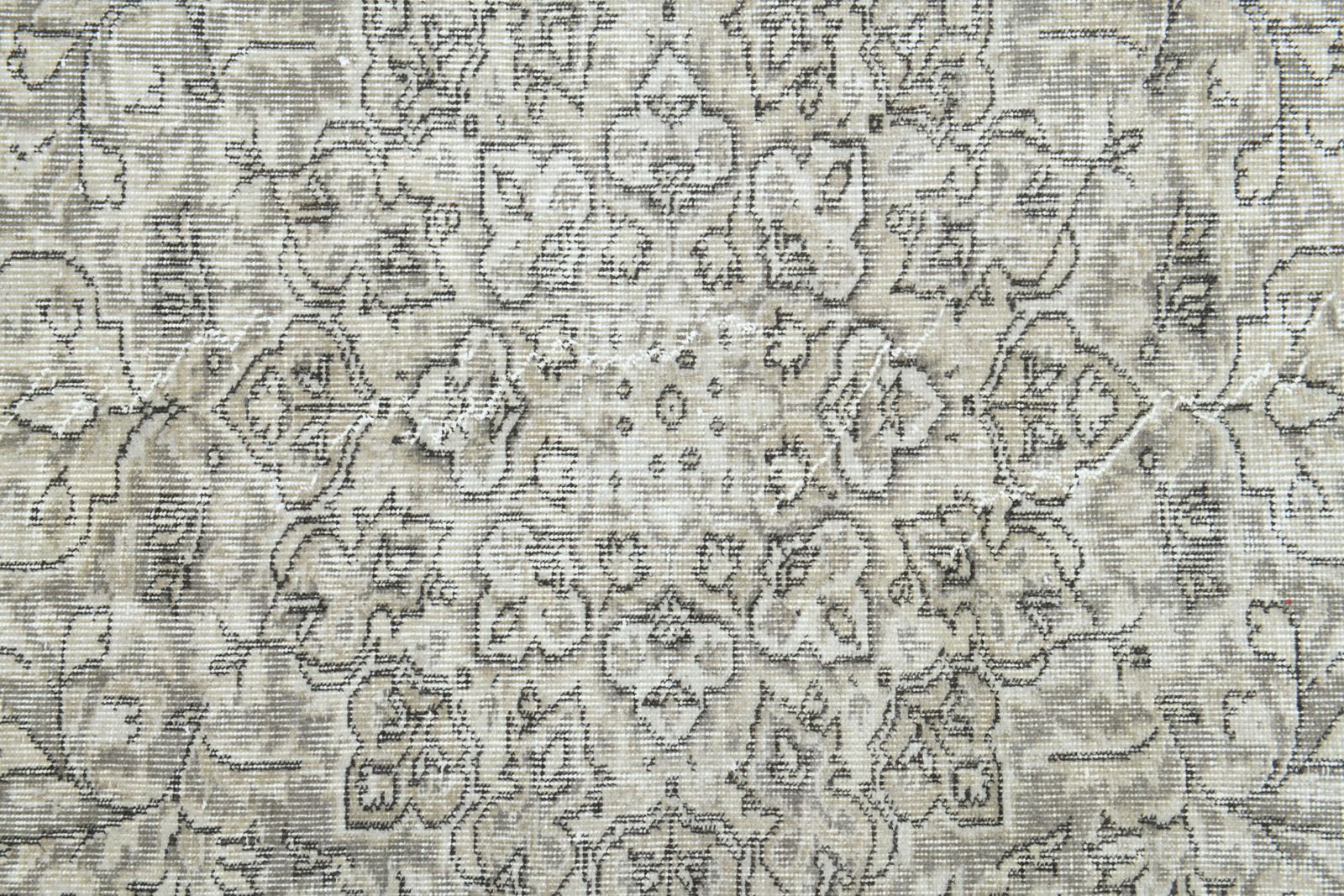 161x261 Cm Turkish Vintage Area Rug, Handmade  Beige Rugs, Wool Oushak Carpet, Living Room photo vinterior