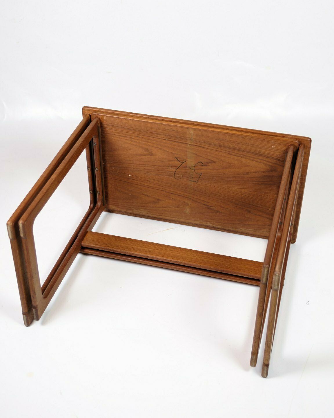 Set Of 2 Nesting Tables Model 219 In Teak  By Johannes Andersen & Illum Wikkelsø For Cfc Silkeborg From 1960s photo buy