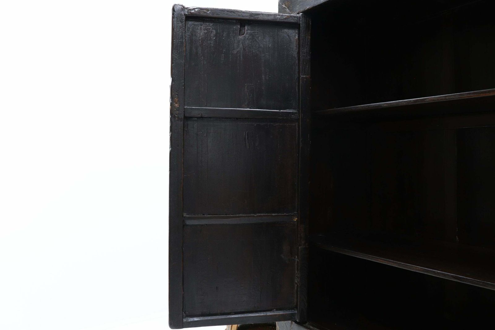 18th Century Chinese Hand Painted Elm Wardrobe photo 4500.0
