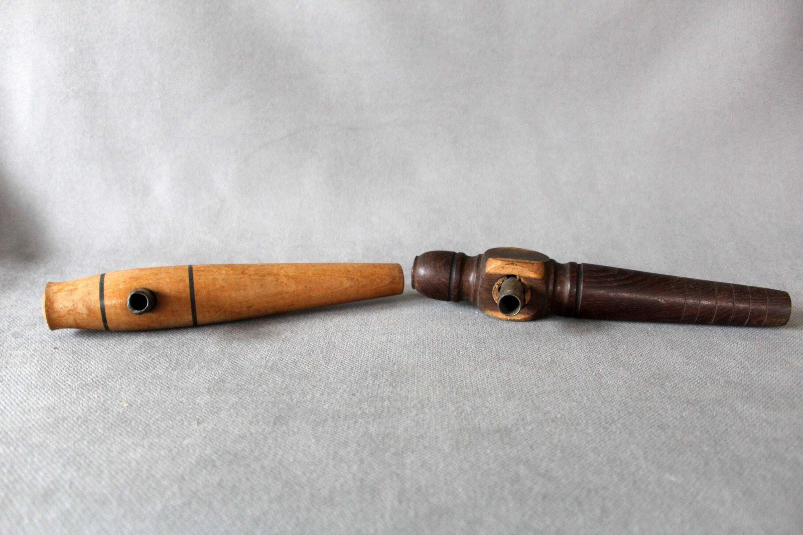 2 Vintage Wood Spigot, Wine Barrel, Beer Barrel, Keg, Key Lock Metal Mechanism, Le National Deposee, French, Country Farmhouse, Cider, Jug photo vinterior