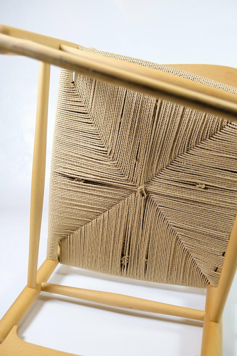Rocking Chair Model J16 In Beech Wood & Envelope Braid By Hans J. Wegner For Fdb Furniture photo vintage