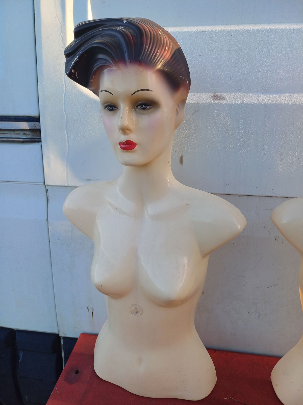 Pair Of Vintage Plastic Mannequins: Farmino photo for sale