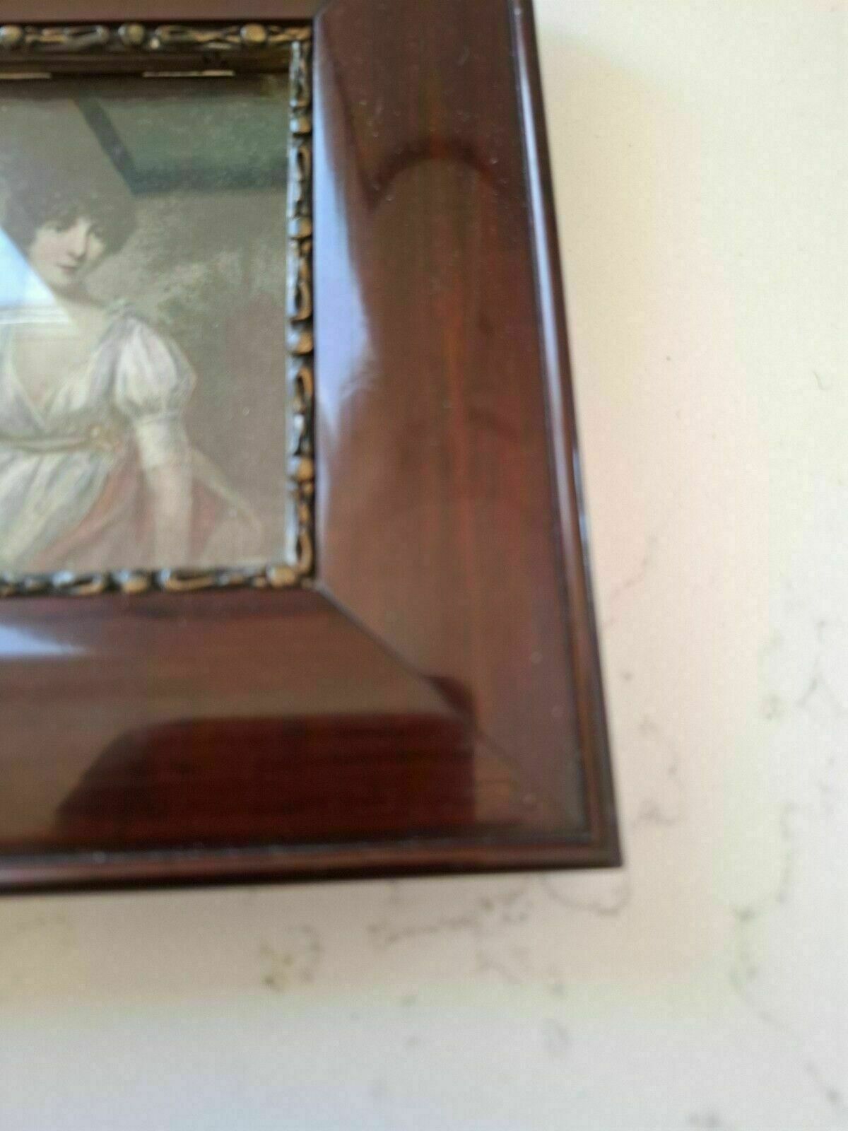 2 Framed Miniature Portrait Engravings After John Hoppner Catherine Howard & Lady Gertrude photo buy