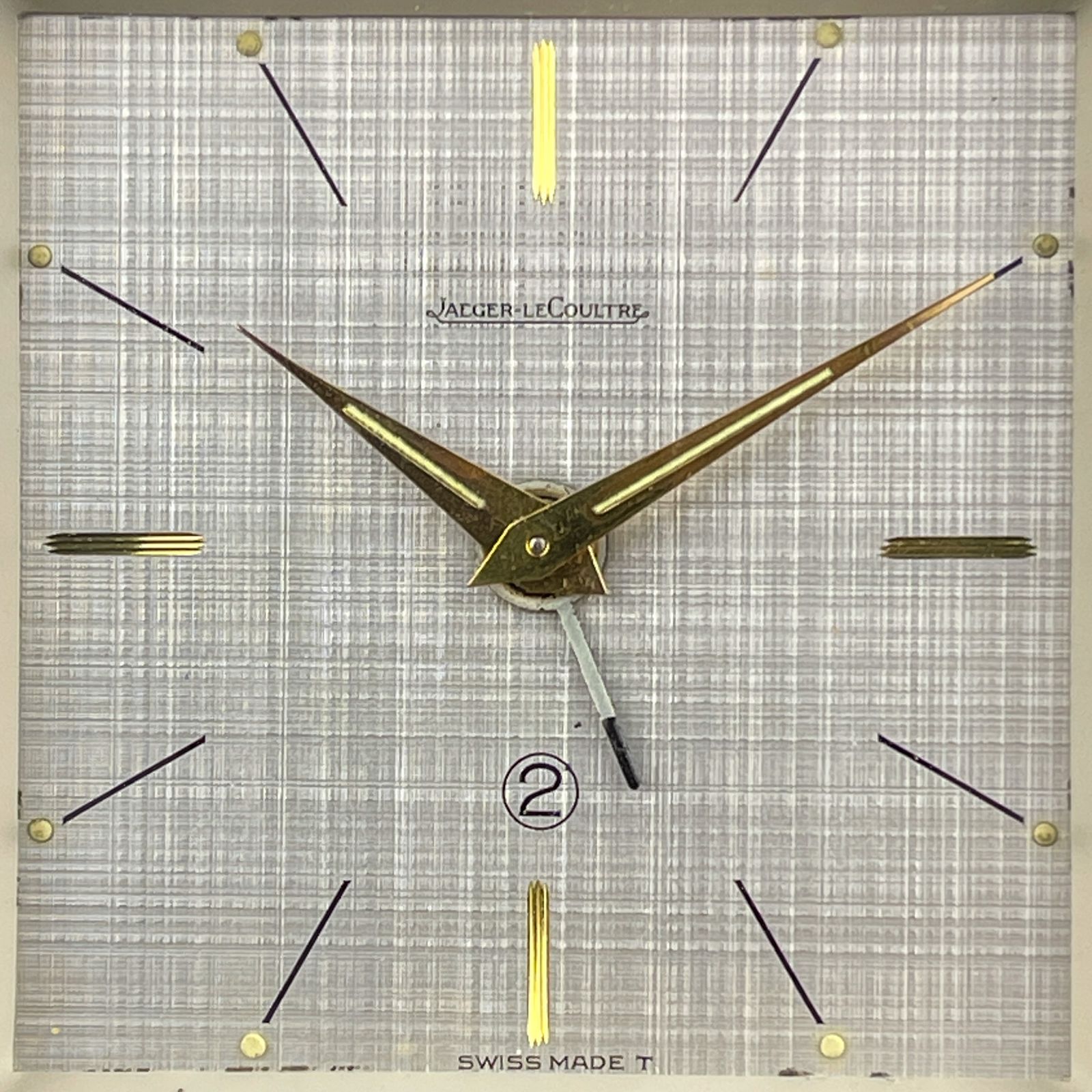 Travel Alarm Clock By Jaeger Lecoultre, Swiss, 1950s photo vinterior