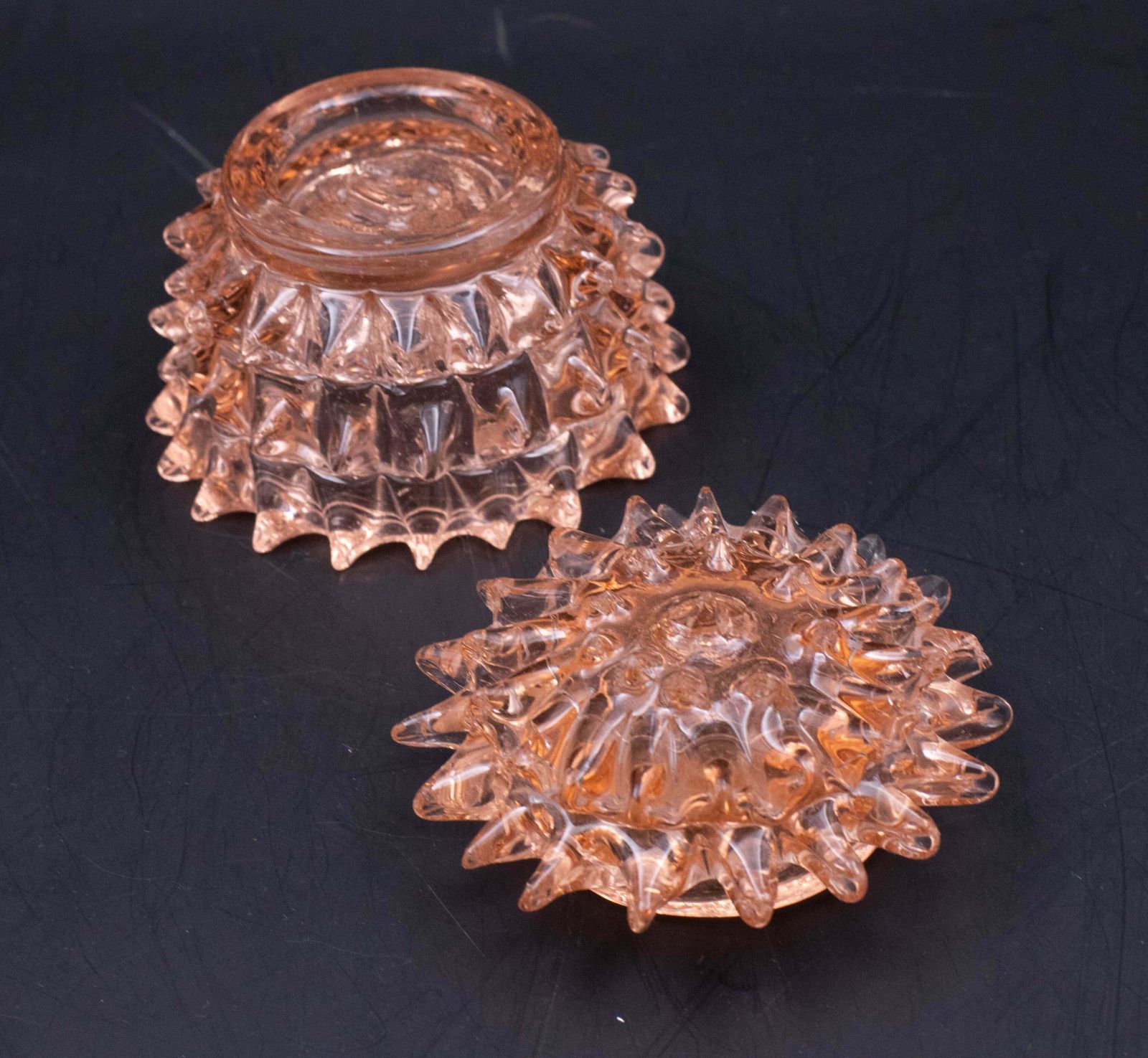Rare Orange Ercole Barovier Rostrato Murano Glass Vase For Barovier & Toso photo buy