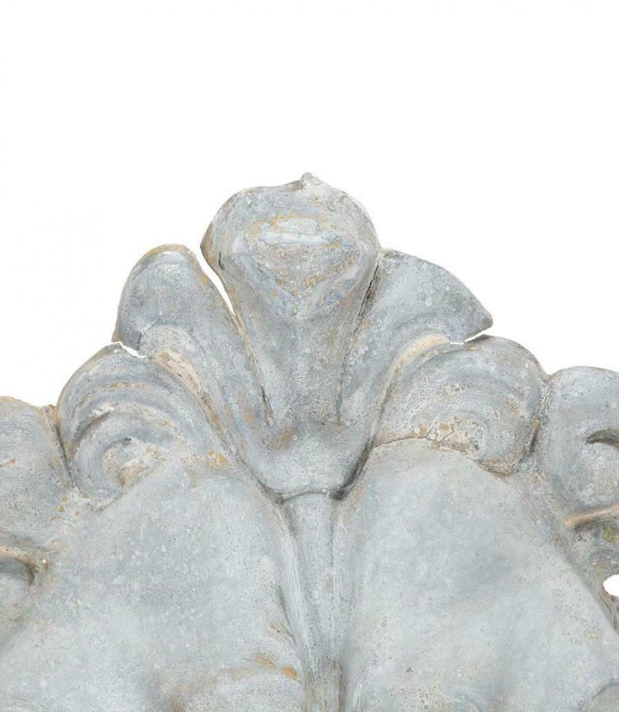 Large French 19th Century Zinc Lion Head photo vinterior