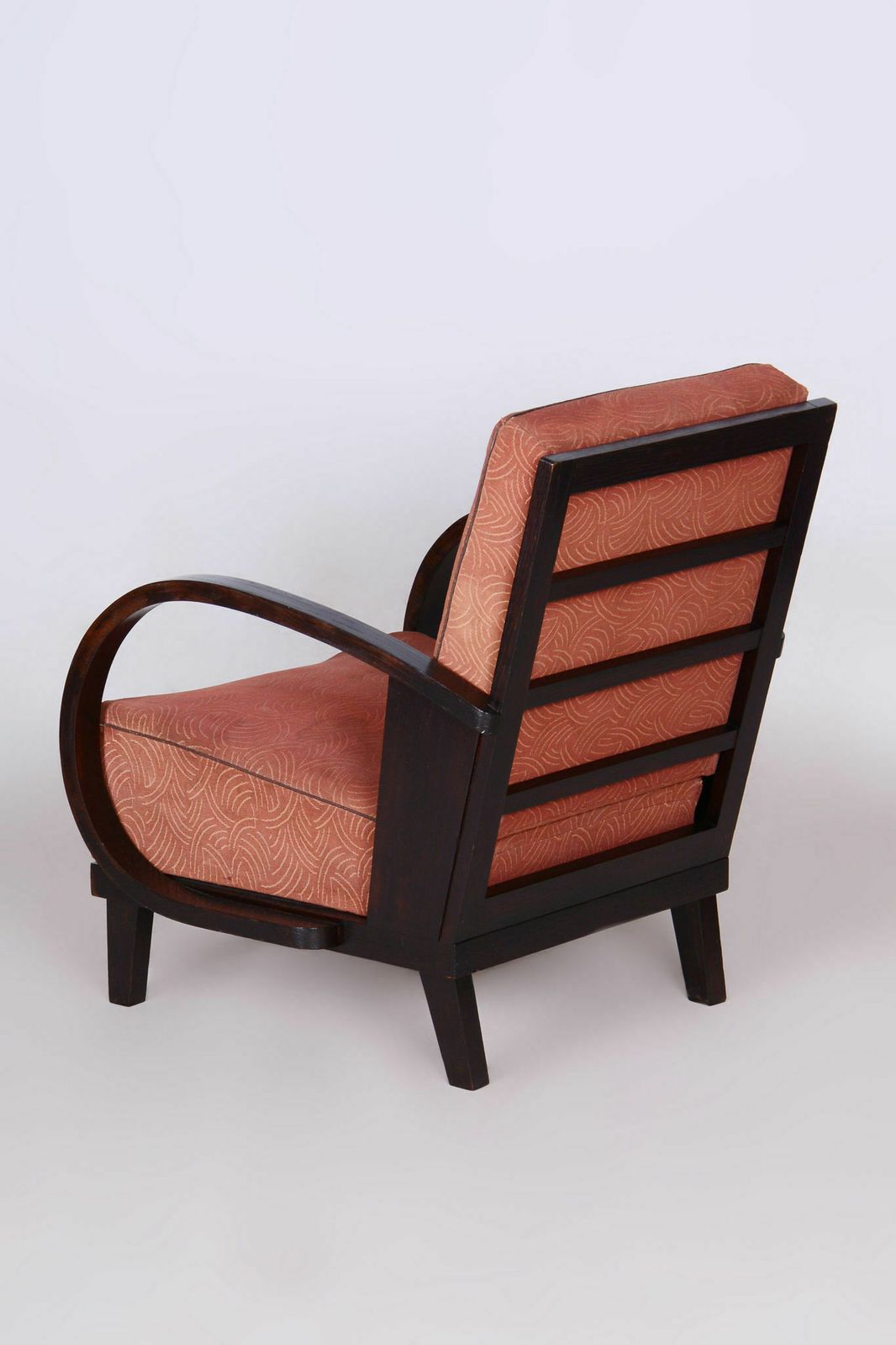 Restored Art Deco Armchair, By Jindrich Halabala, Up Zavody, Czech, 1930s photo for sale