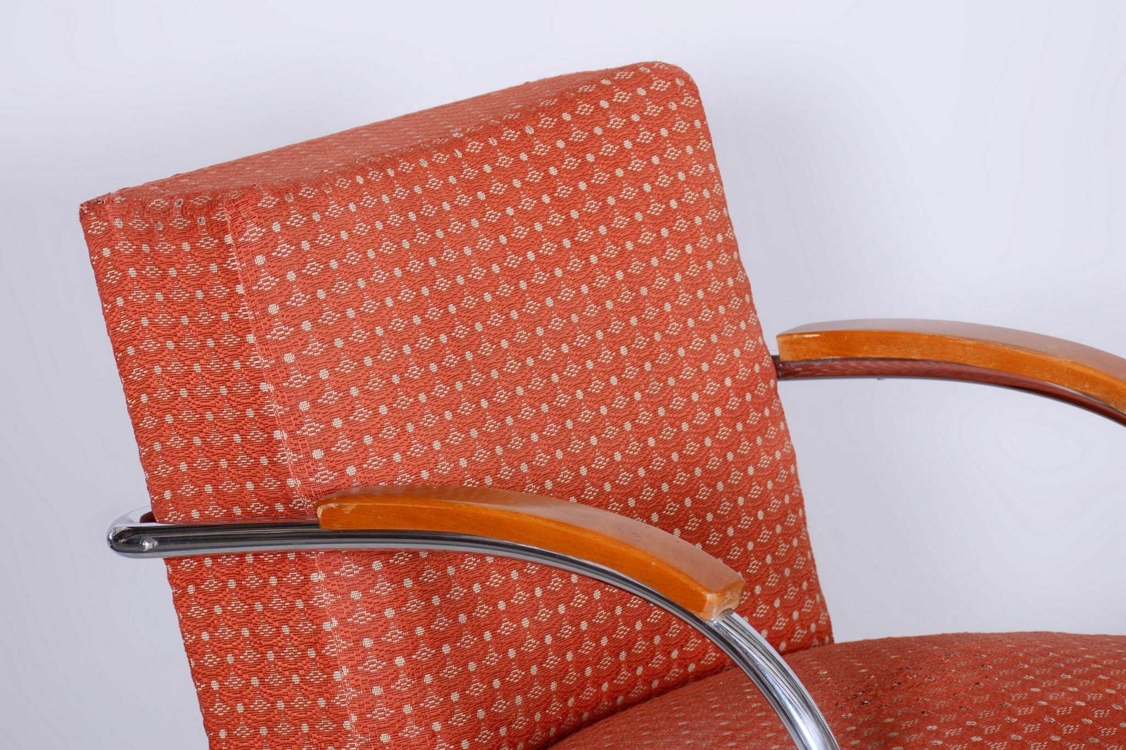 Set Of Two Original Bauhaus Armchairs, By Mücke Melder, Beech, Czech, 1930s photo buy