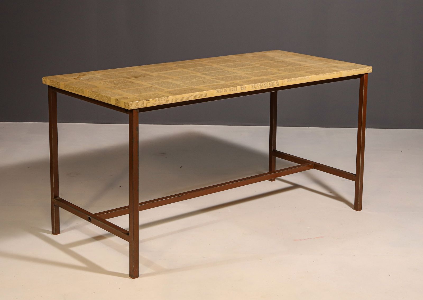 Vintage Industriële Keukentafel, Ca. Jaren 1950, Tsjecho Slowakije photo Meubels