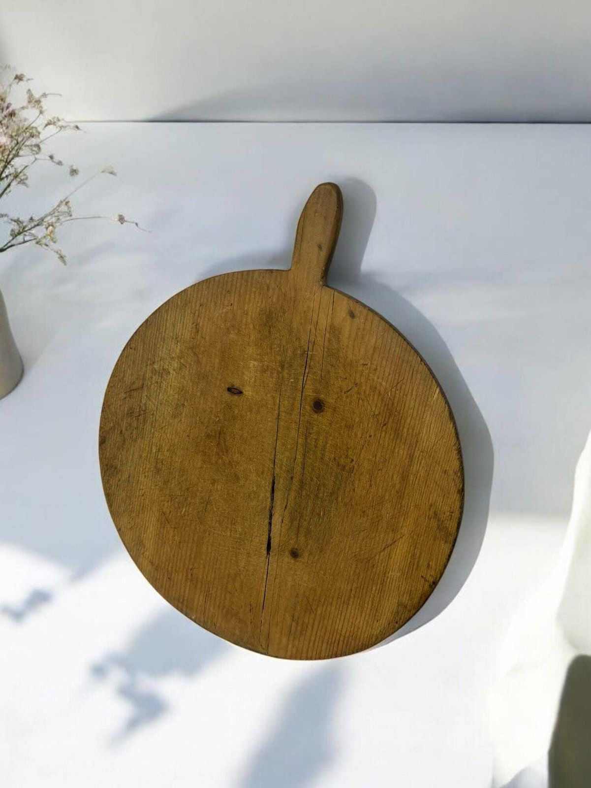 Vintage Cutting Board, Primitive Charcuterie Board, Vintage Tray Old Wooden Cutting Board, photo vinterior