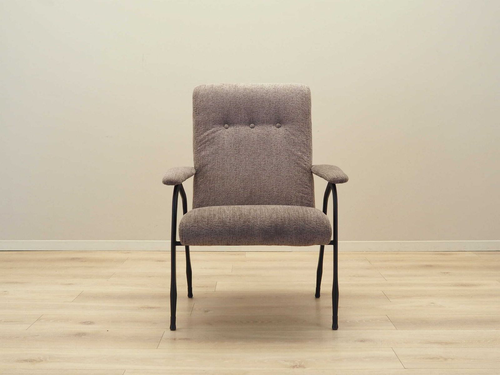 Grey Armchair, Italian Design, 1970s, Production: Italy photo for sale