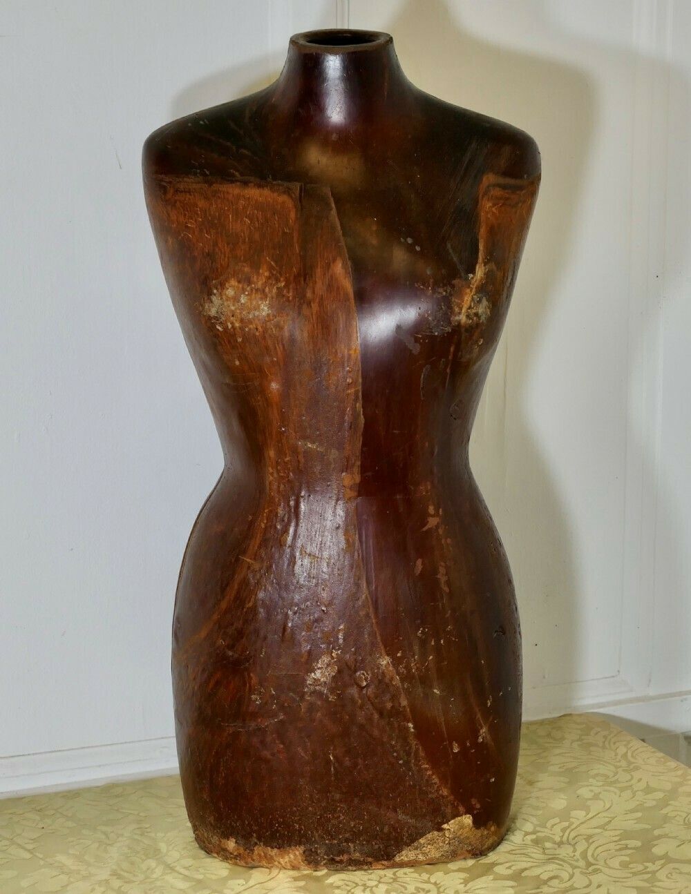 A Quirky Retro Faux Wooden Mannequin