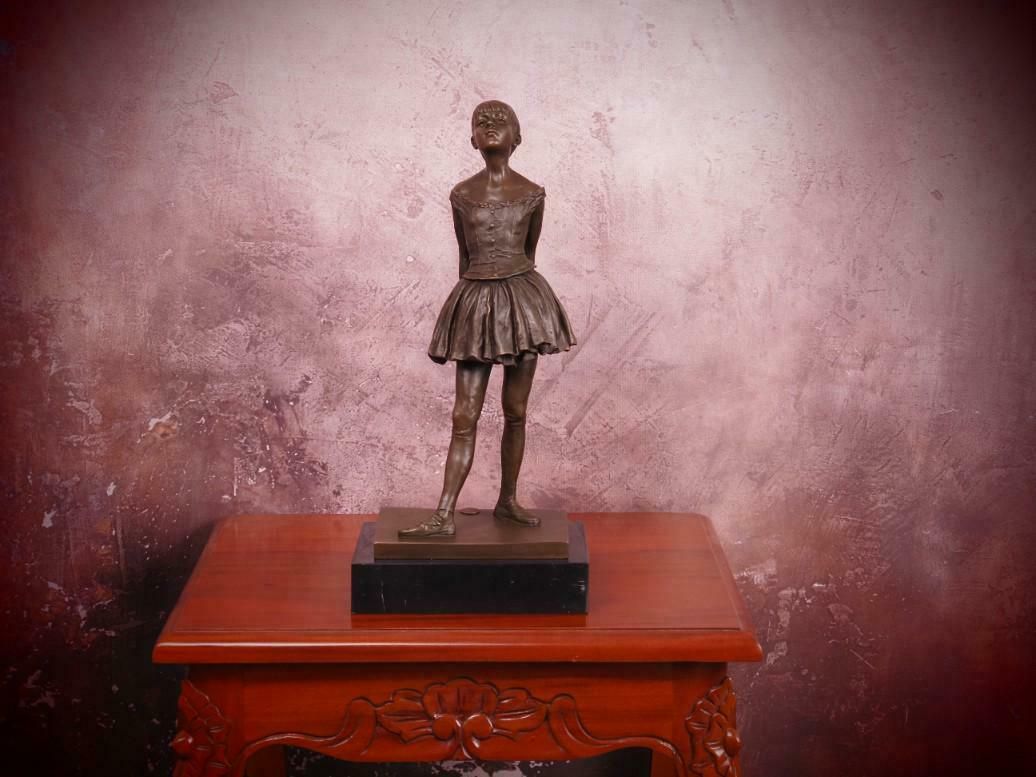 Exquisite Bronze Sculpture Of A 14 Year Old Little Ballerina Dancer   Little Ballerina, Ballet Art, Classical Art, Home Decor, Art Gift