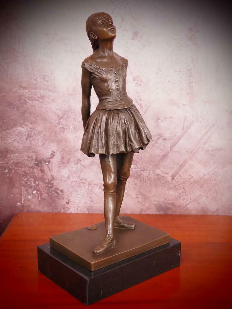 Exquisite Bronze Sculpture Of A 14 Year Old Little Ballerina Dancer   Little Ballerina, Ballet Art, Classical Art, Home Decor, Art Gift photo furniture