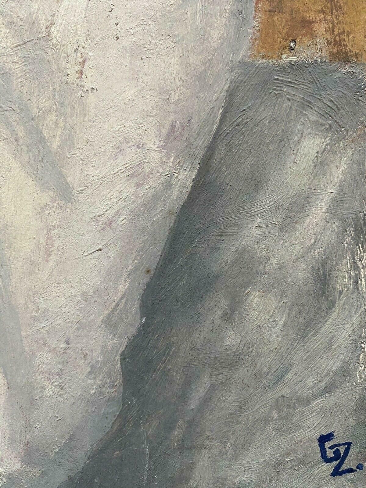 Genevieve Zondervan (1922 2013)genevieve Zondervan (1922 2013) French Oil Painting   Mother And Child Portraitc. 1990's photo vinterior