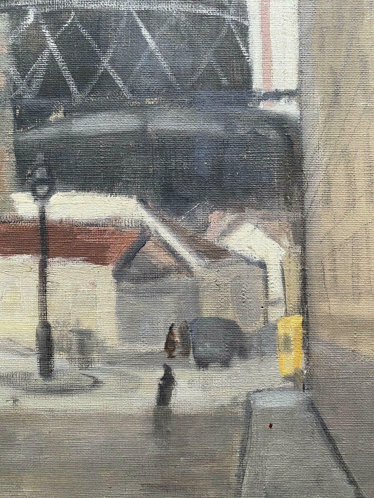 Genevieve Zondervan (1922 2013)genevieve Zondervan (1922 2013) French Oil Painting   Urban City View Streetc. 1990's photo vinterior