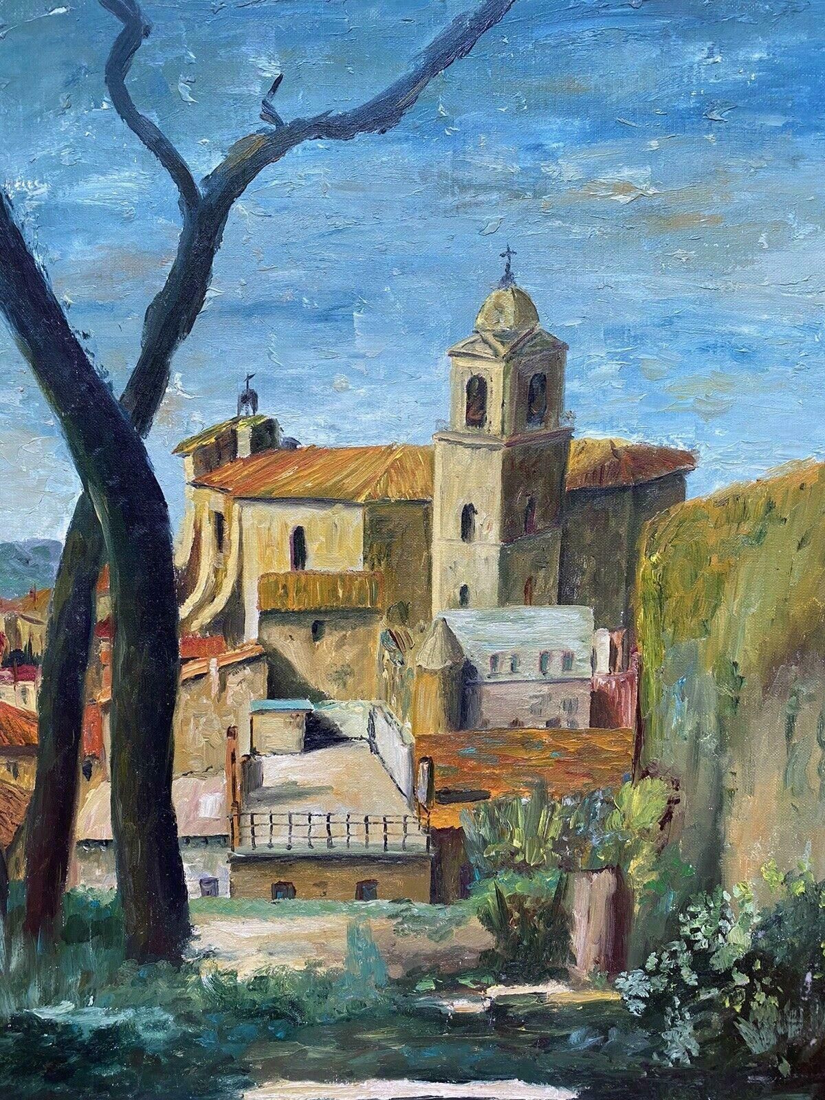 Fernand Audetfernand Audet (1923 2016) French Impressionist Oil   South Of France Townmid 20th Century