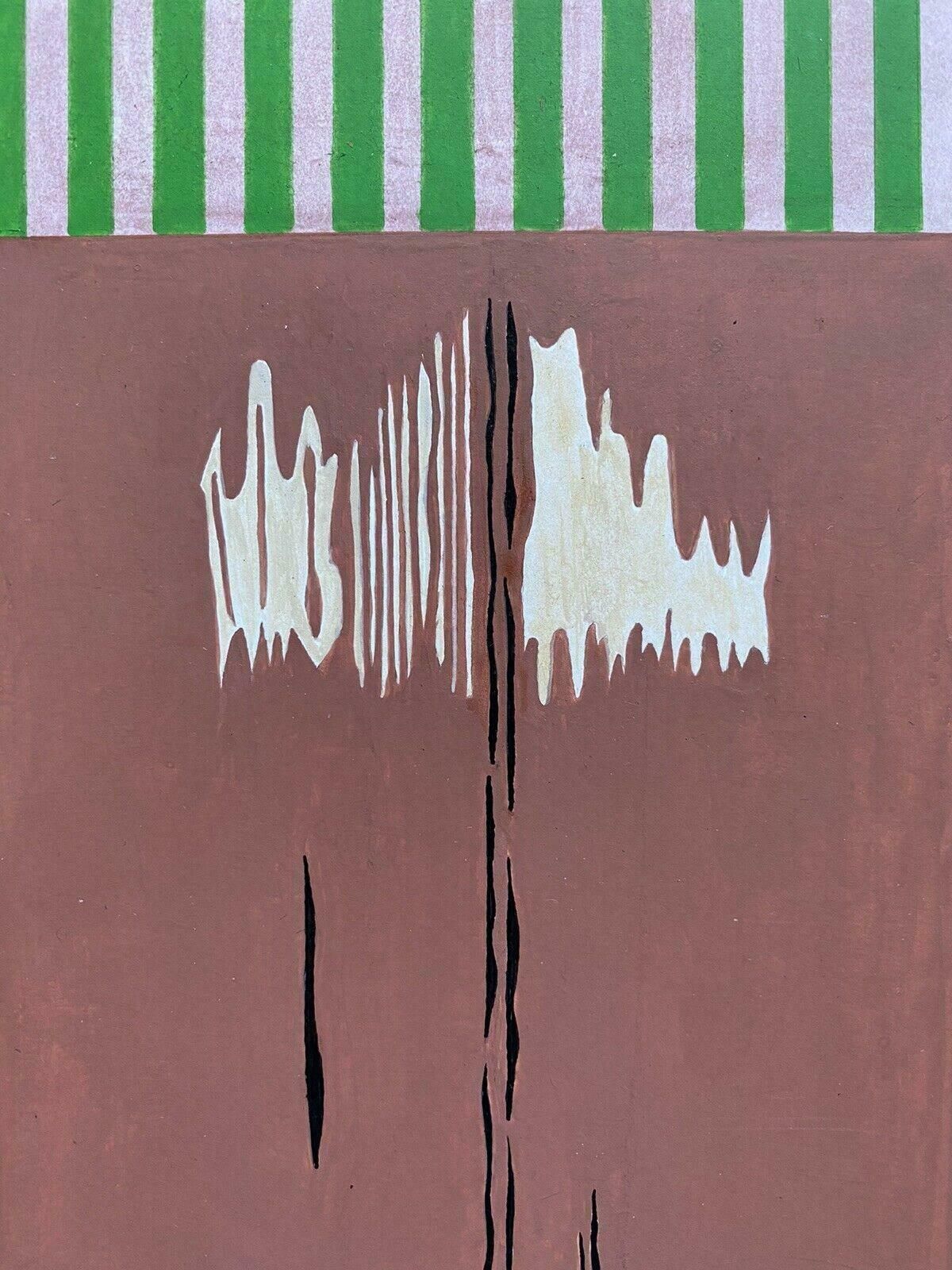 Arlette Martinarlette Martin (B.1924) 1980's French Geometric Abstract Painting   Signed20th Century photo for sale