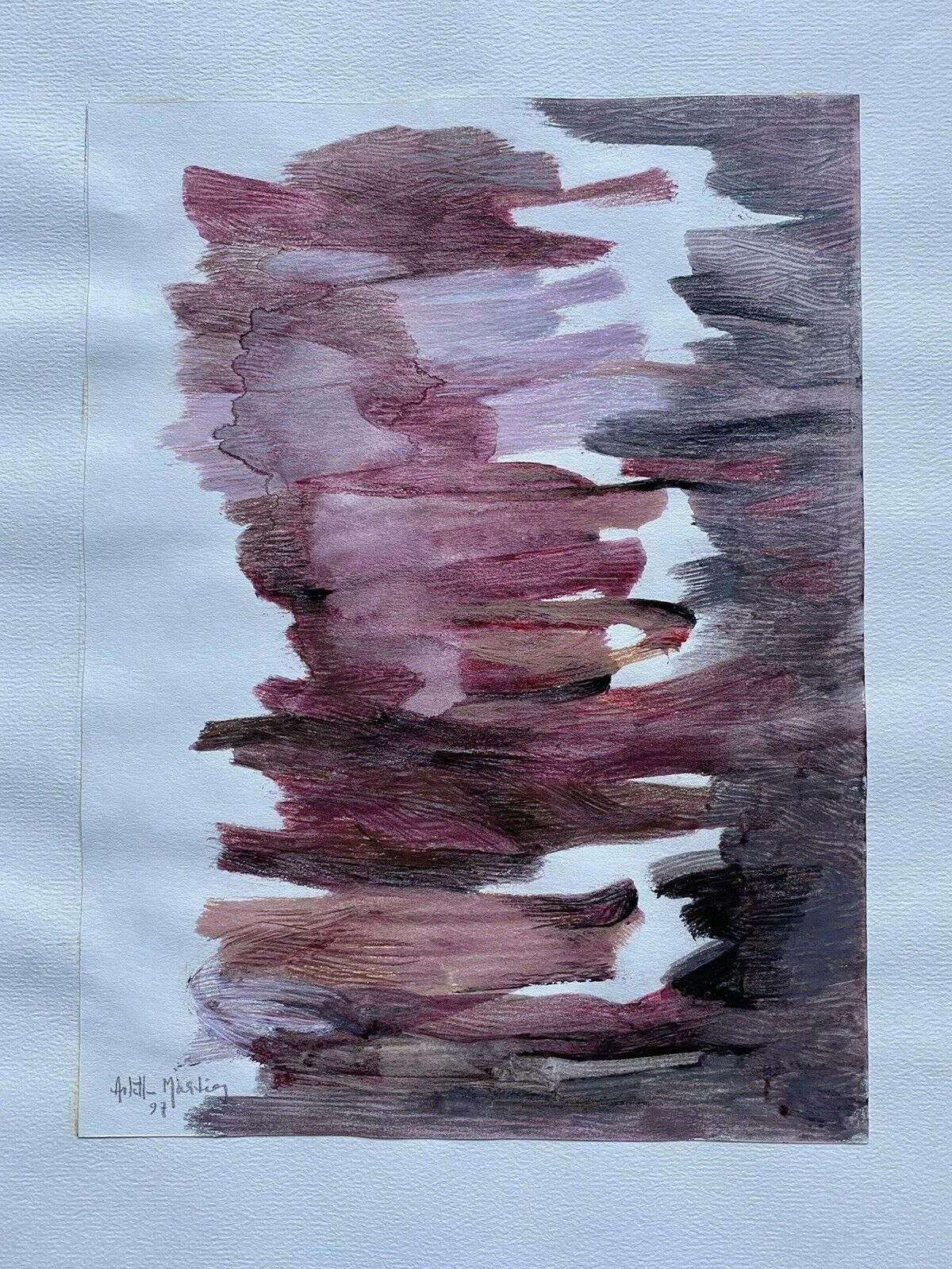 Arlette Martinarlette Martin (B.1924) French Geometric Abstract Painting   1990's Design20th Century