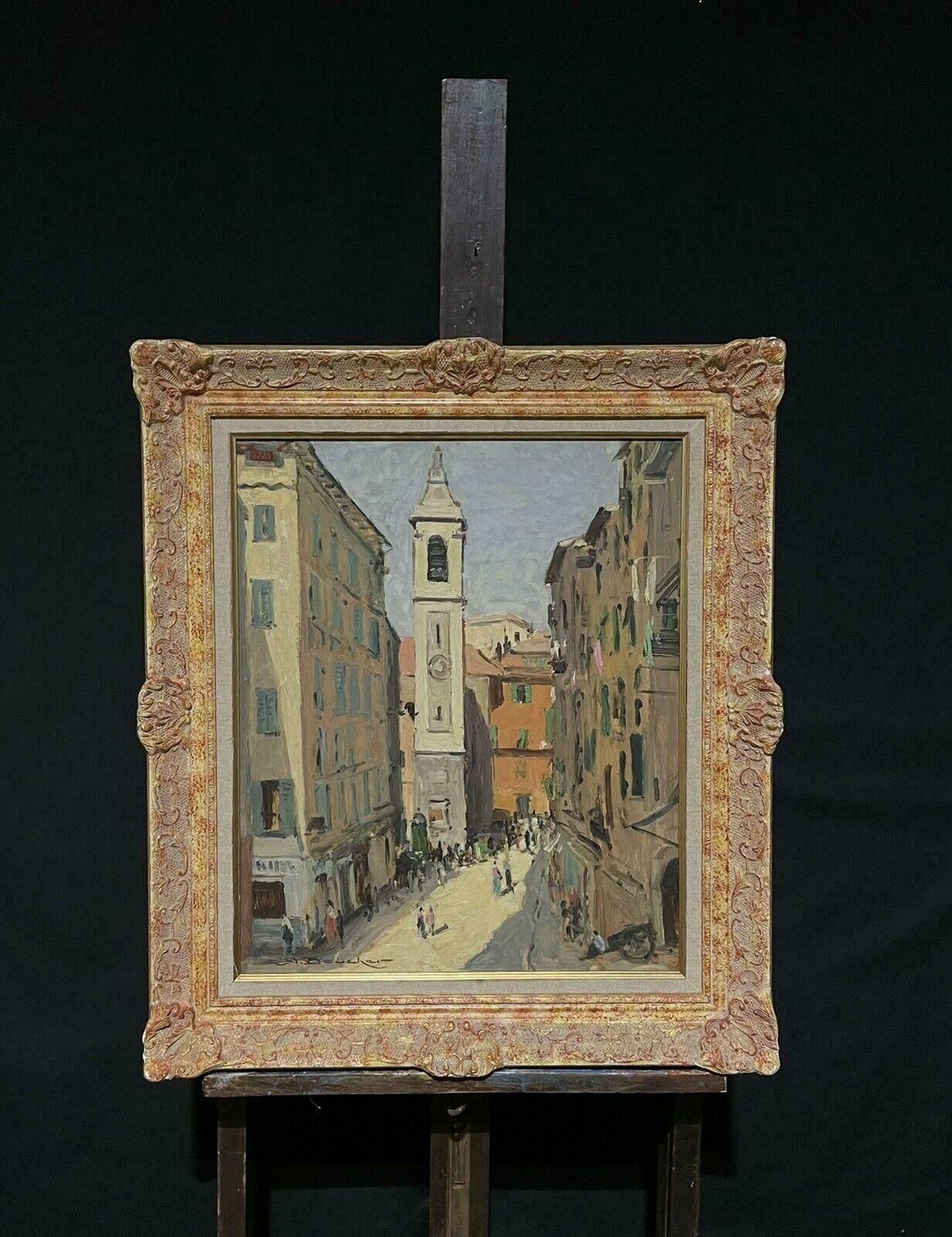 Amedee Boucherlarge Mid 20th Century French Signed Post Impressionist Oil   Busy City Street photo furniture