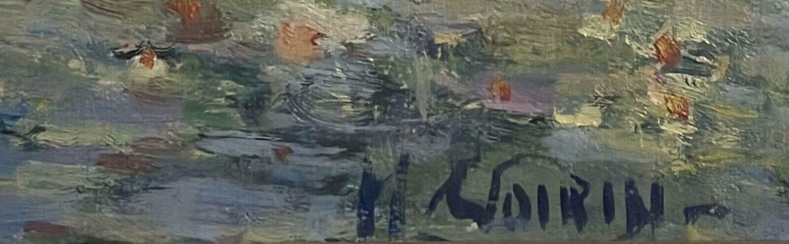 Unknownthe Japanese Bridge Monet's Waterlily Pond Giverny, Signed Impressionist Oil photo vinterior