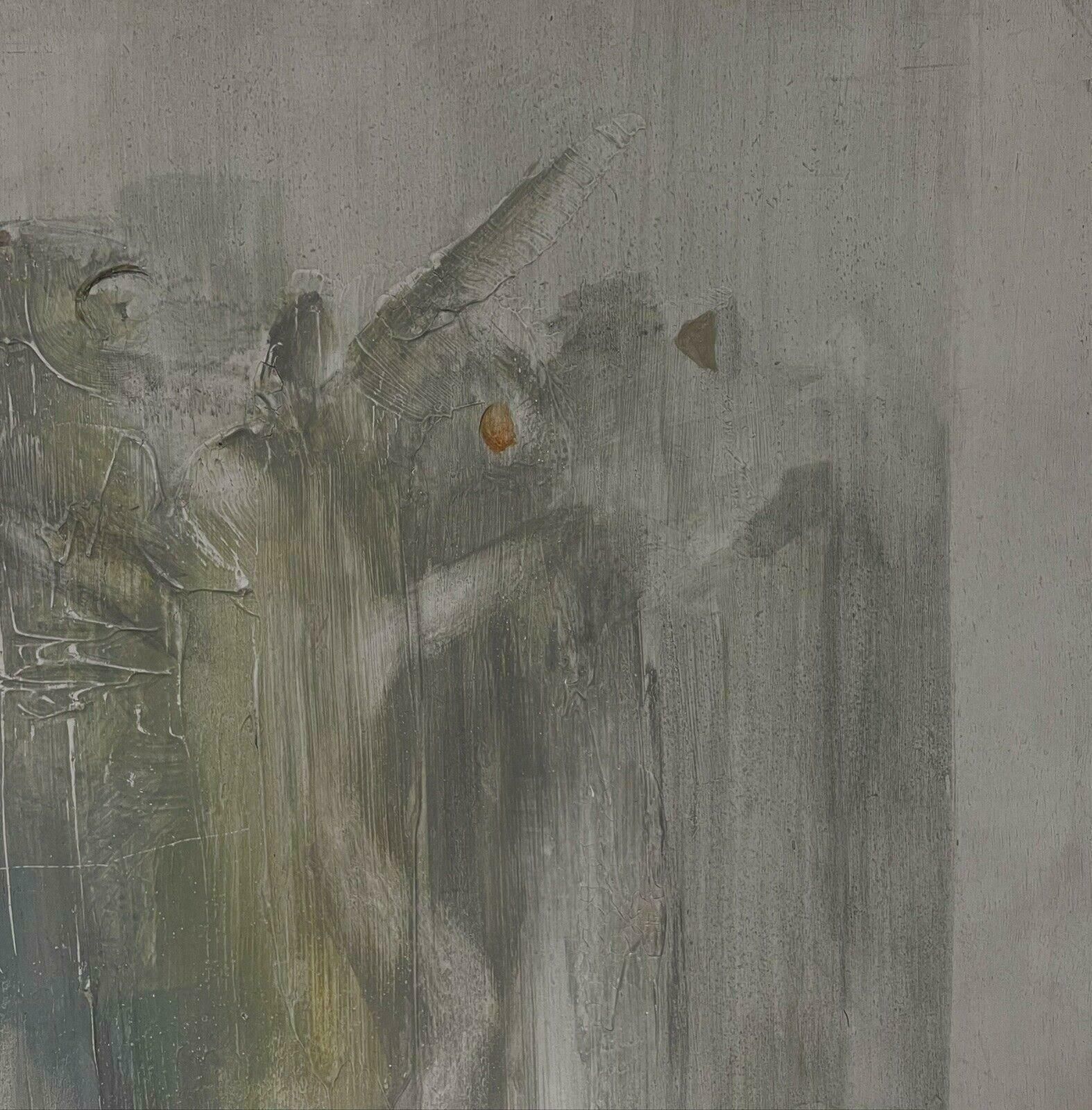 Andresfrench Surrealist Oil Painting Cubist Figurative Scene 20th Centuryc. 1970s photo Art