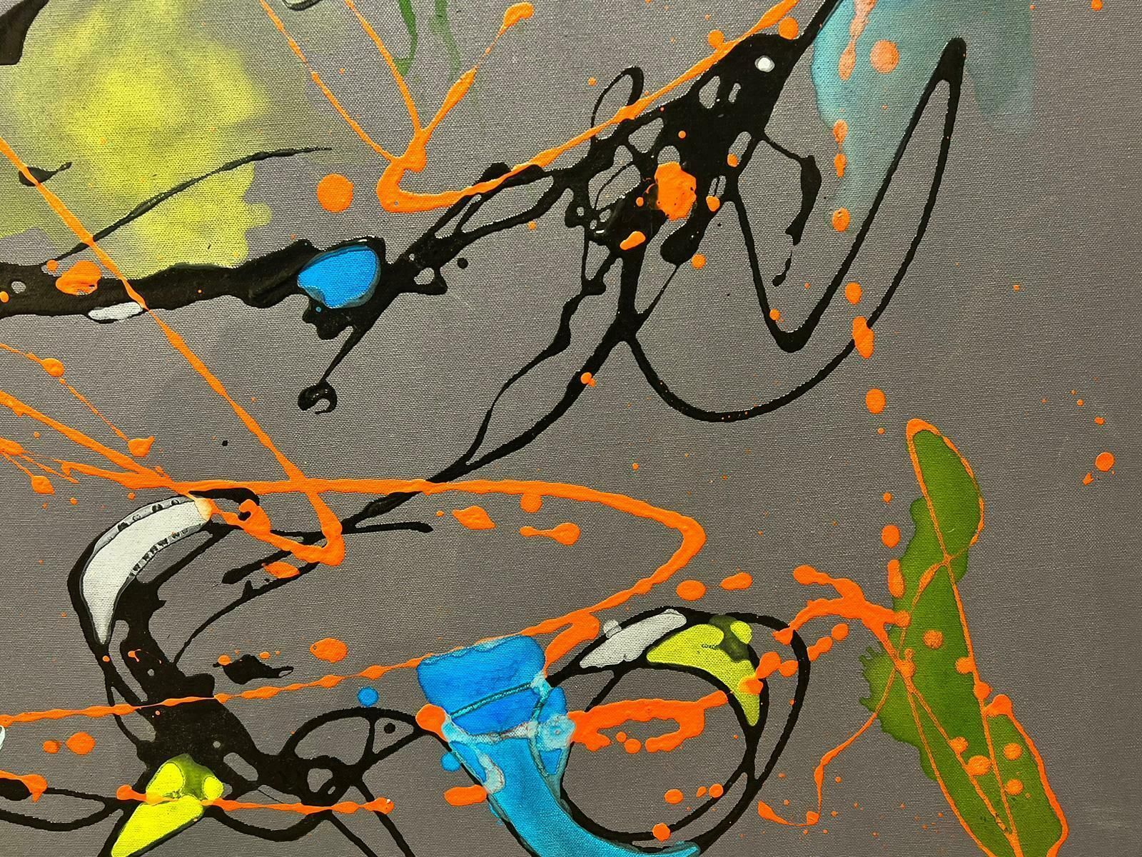Minty Ramseycolourful Abstract Acrylic Painting Contemporary British Artist 2020 photo for sale