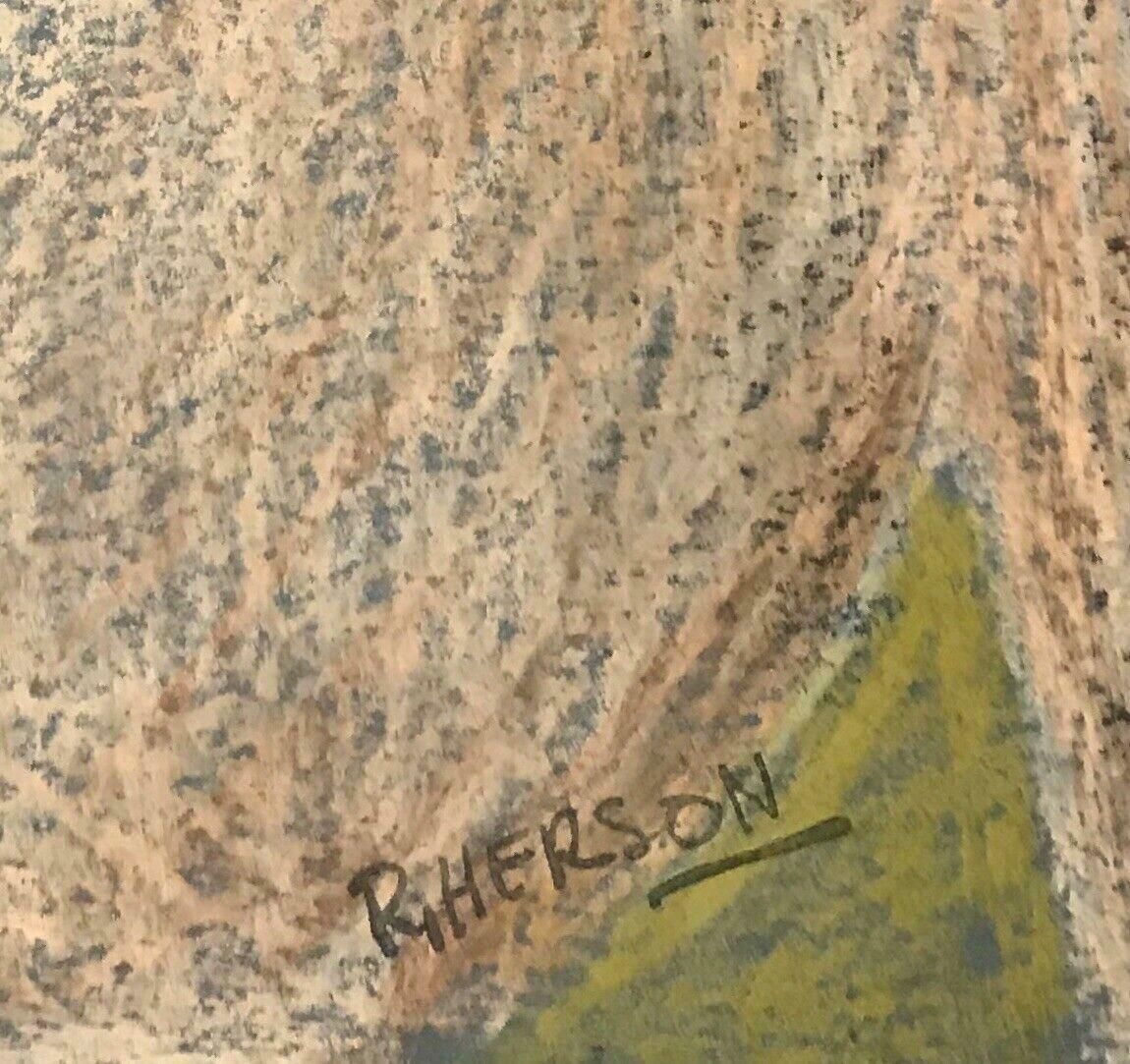Roger Hersonsigned French Abstract Nude Painting   Rouen Painter 20th Century photo for sale
