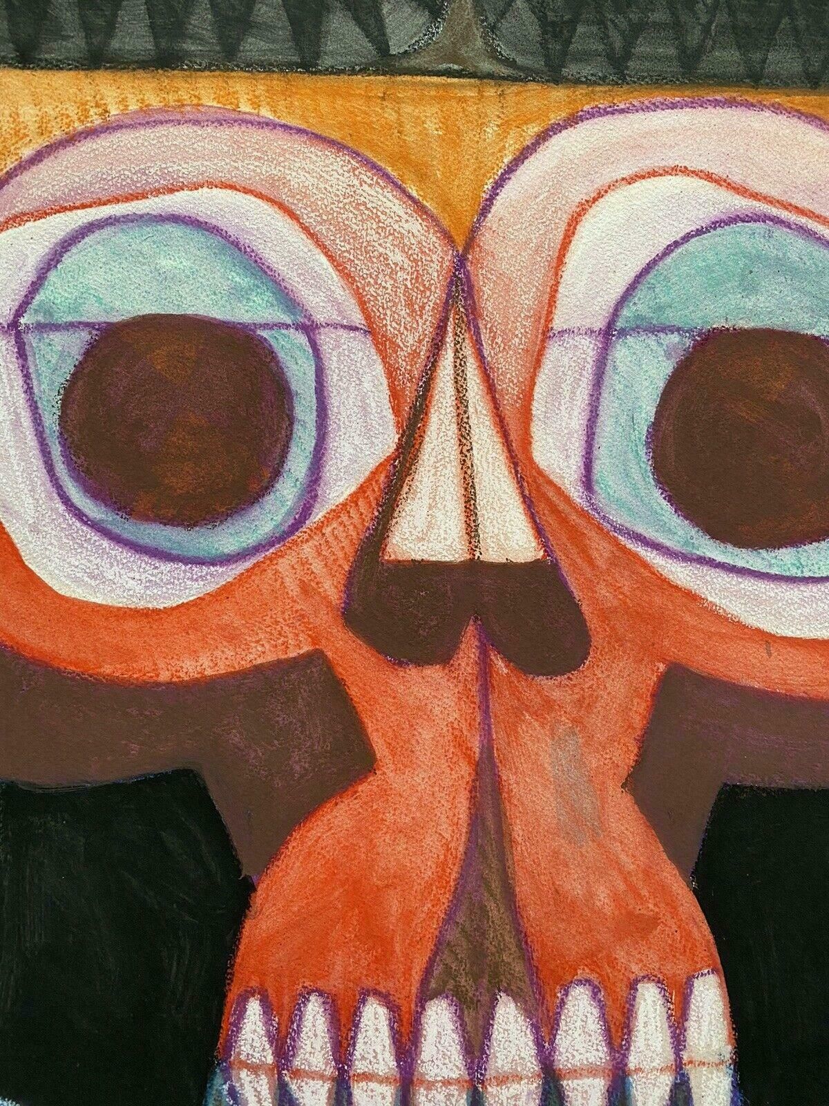 Claude Lagoucheclaude Lagouche (1943 2020) Orignal 1970's French Psychedelic Abstract Paintingc. 1970's photo 725.0