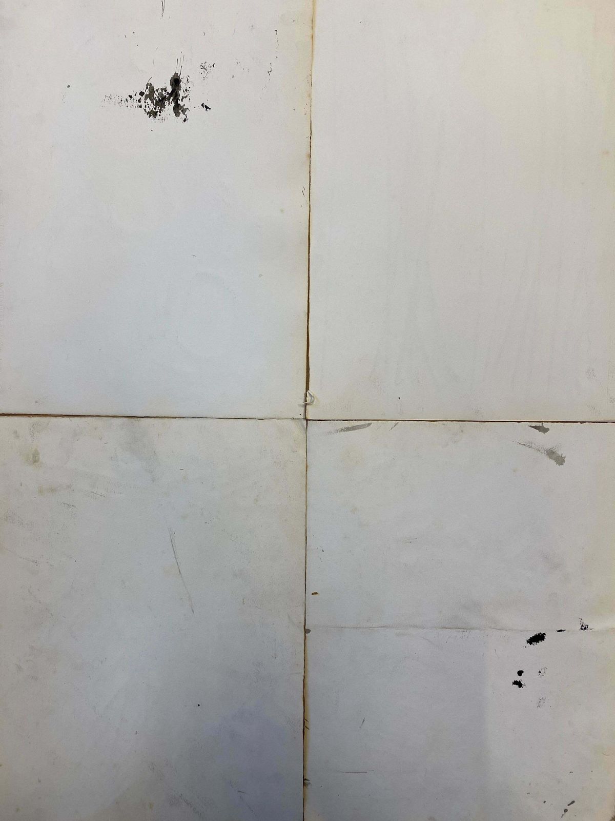 Claude Lagoucheset Of 4   Original 1970's French Abstract Black & White Paintingsc. 1970's photo vinterior