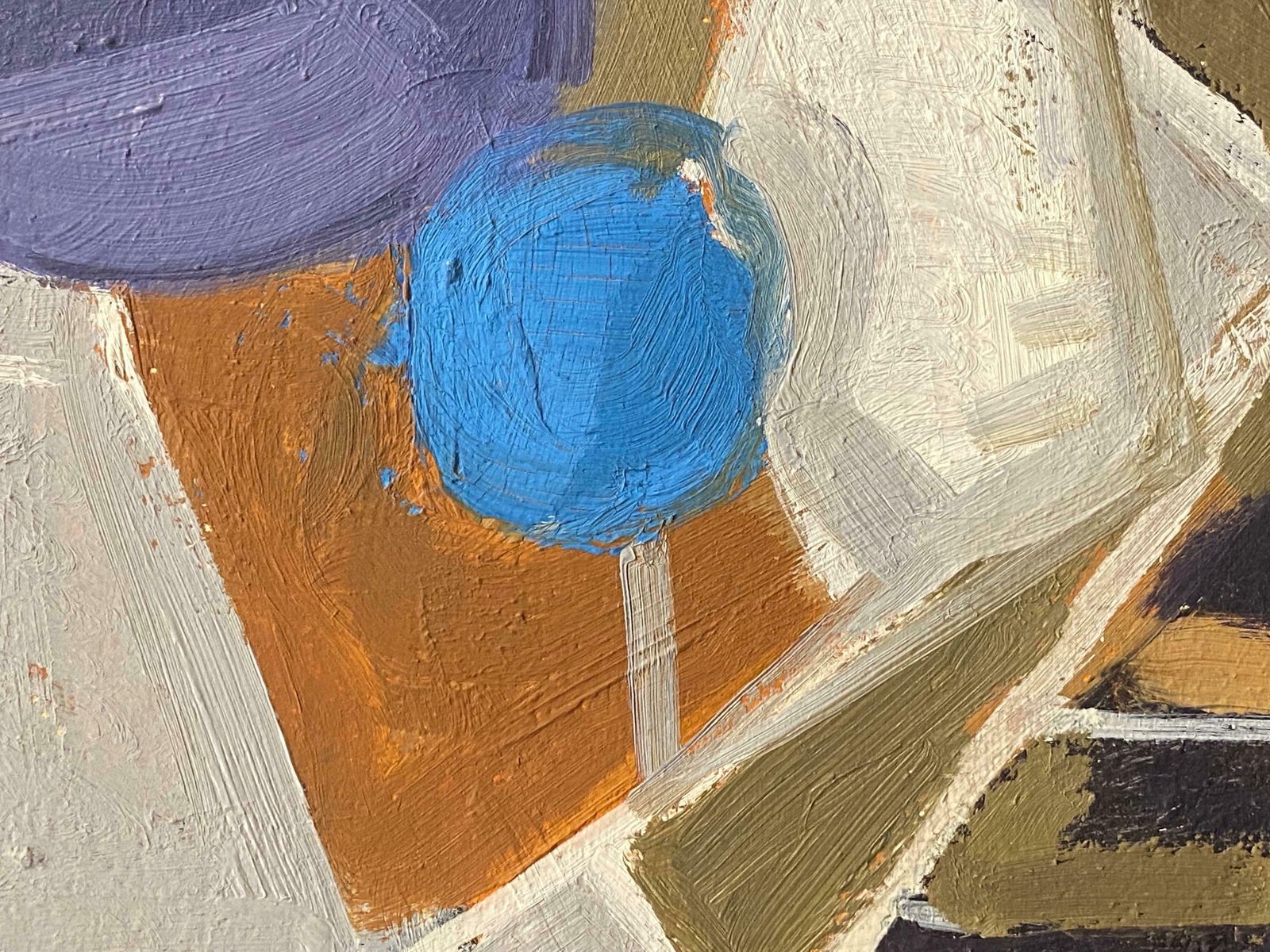 Elisabeth Hahn20th Century German Modernist Oil Painting Still Life Objects In Color20th Century photo 352.0